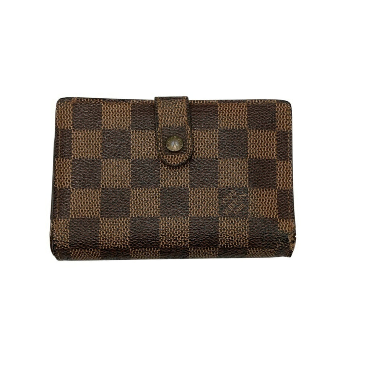 Louis Vuitton Brown Pvc Leather Wallet (Bi-Fold) (Pre-Owned)