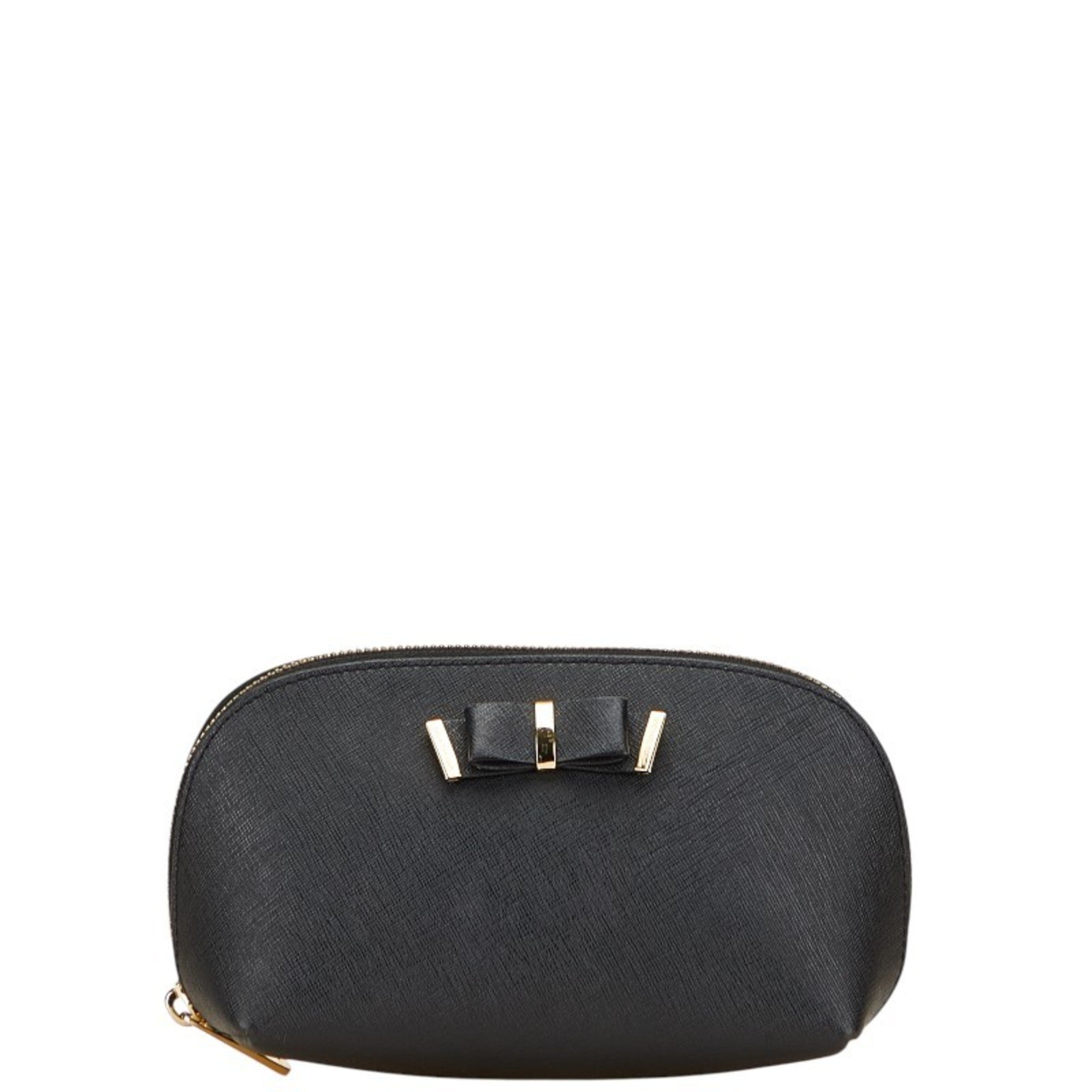 Michael Kors Black Leather Pouch (Pre-Owned)