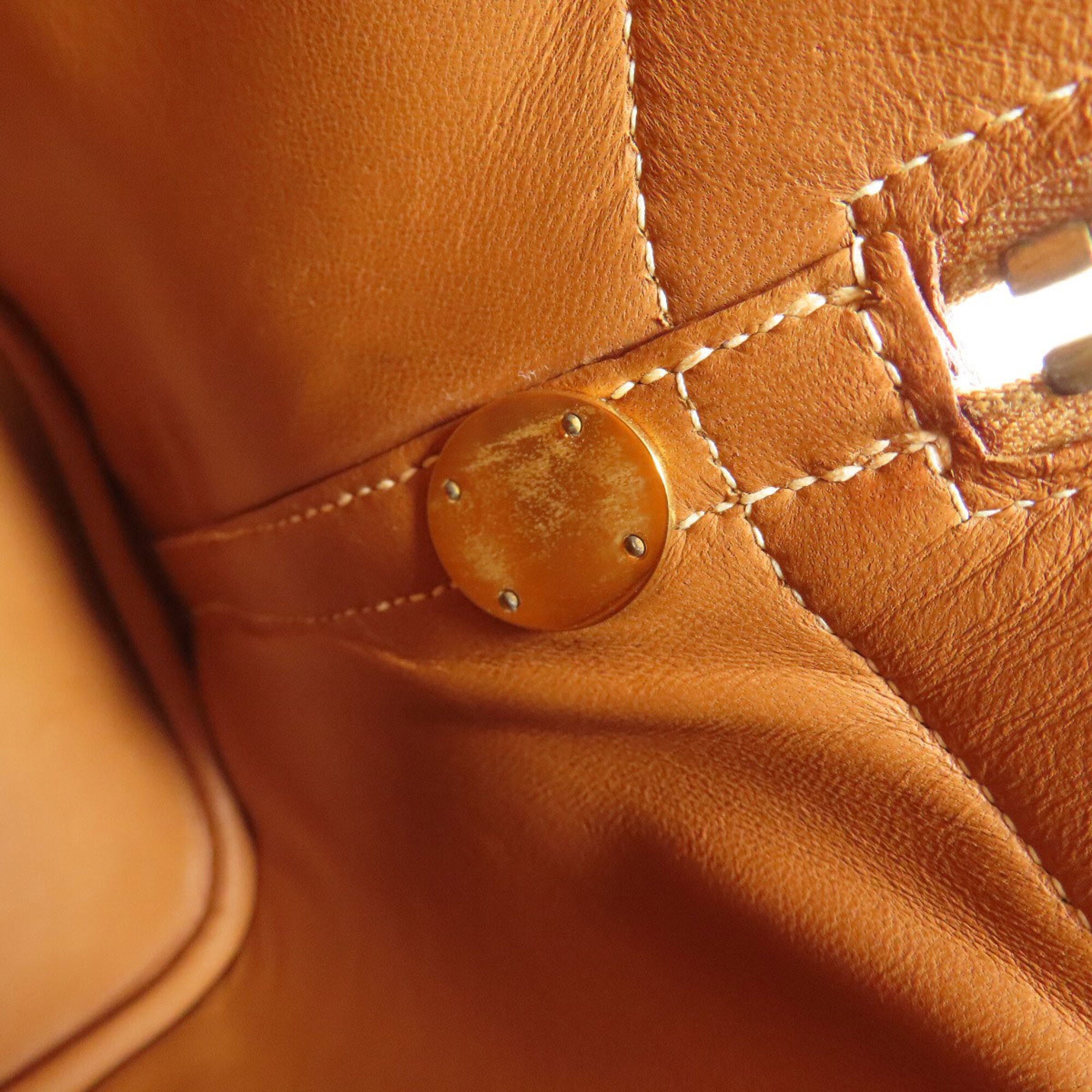 Hermes Bolide Gold Epsom Leather Handbag (Pre-Owned)