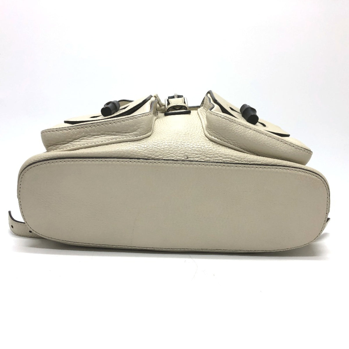 Gucci White Leather Backpack (Pre-Owned)