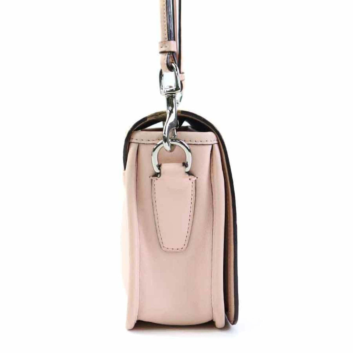 Coach Pink Leather Shoulder Bag (Pre-Owned)