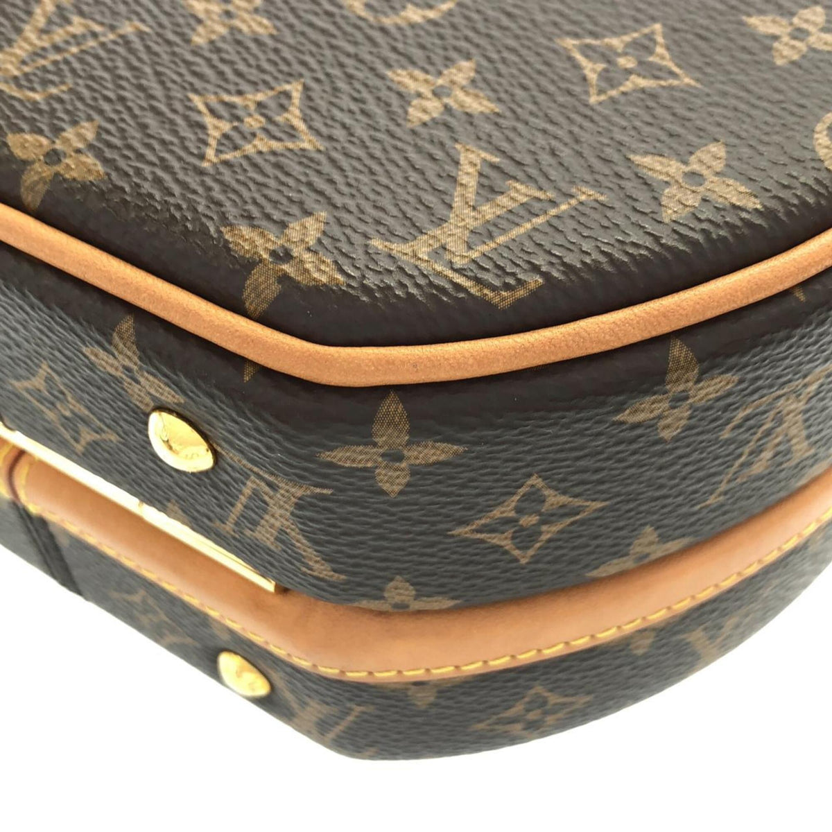 Louis Vuitton Brown Coated Canvas Handbag (Pre-Owned)