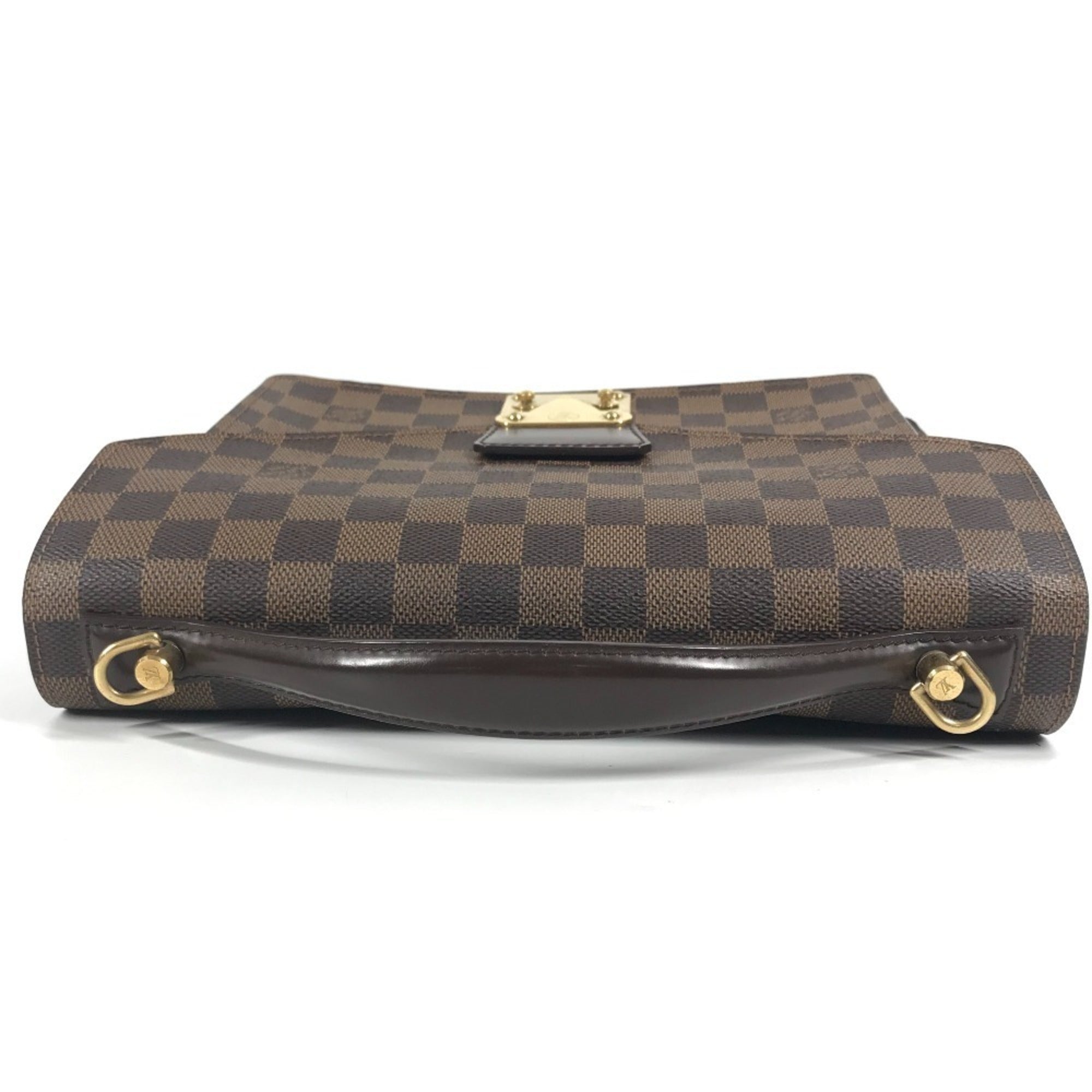 Louis Vuitton Brown Ebene Damier Canvas Handbag Shoulder Bag (Pre-Owned)