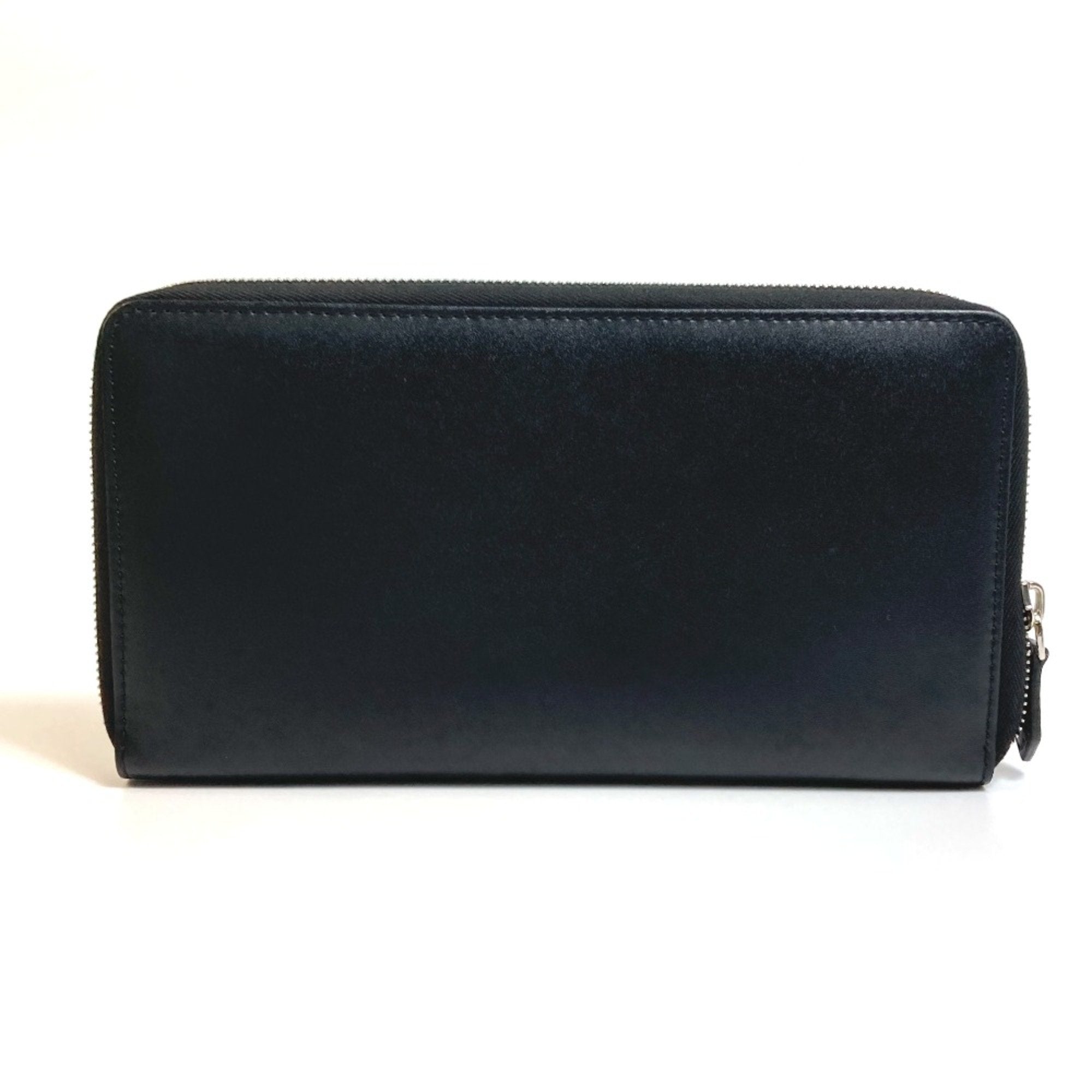 Givenchy Black Leather Long Wallet (Bi-Fold) (Pre-Owned)