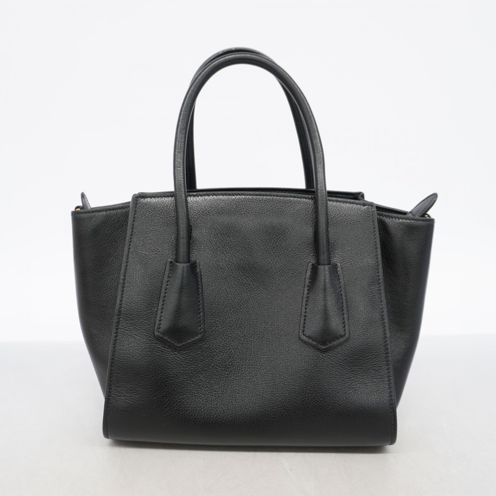 Prada Black Leather Handbag (Pre-Owned)