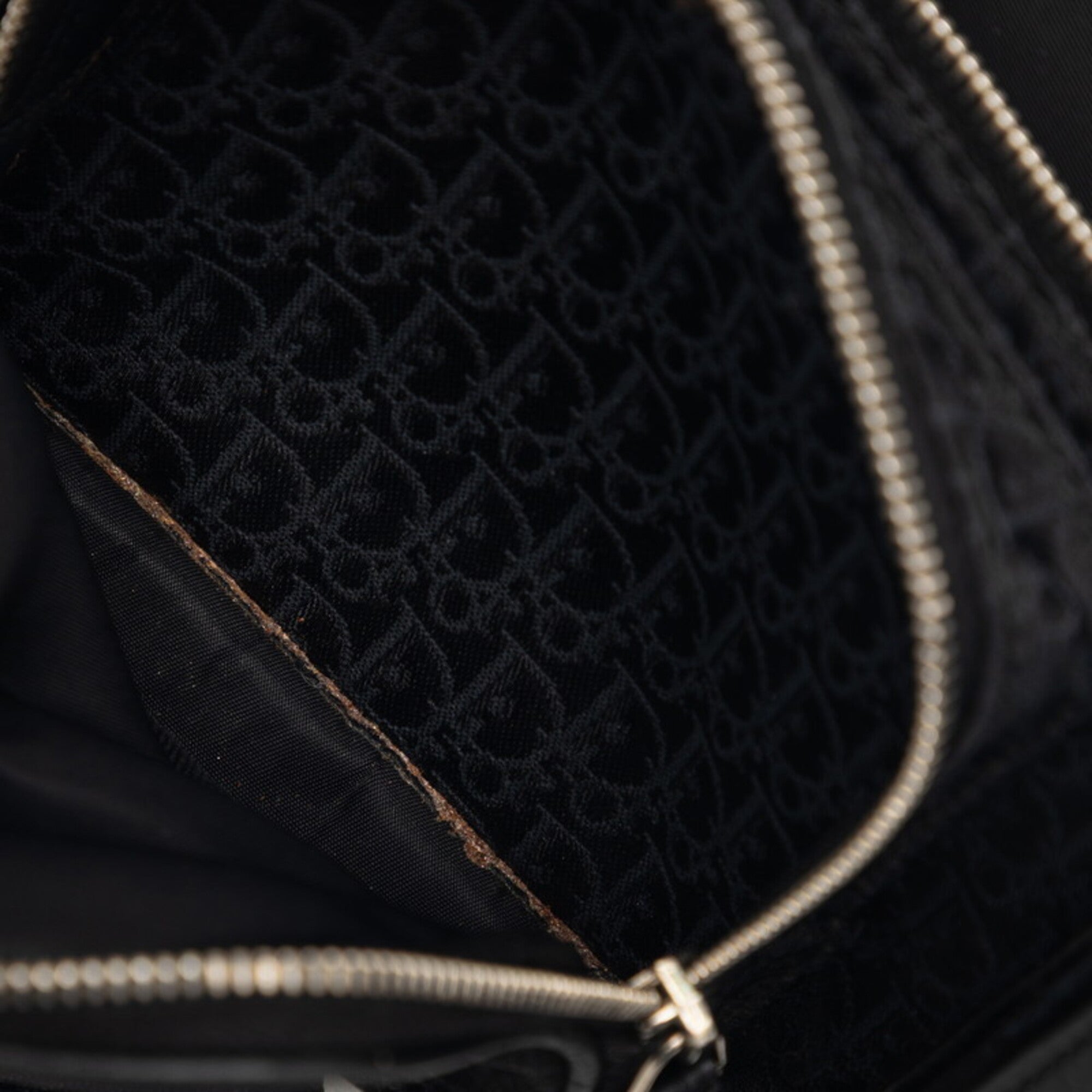 Christian Dior Black Canvas Fanny Pack (Pre-Owned)