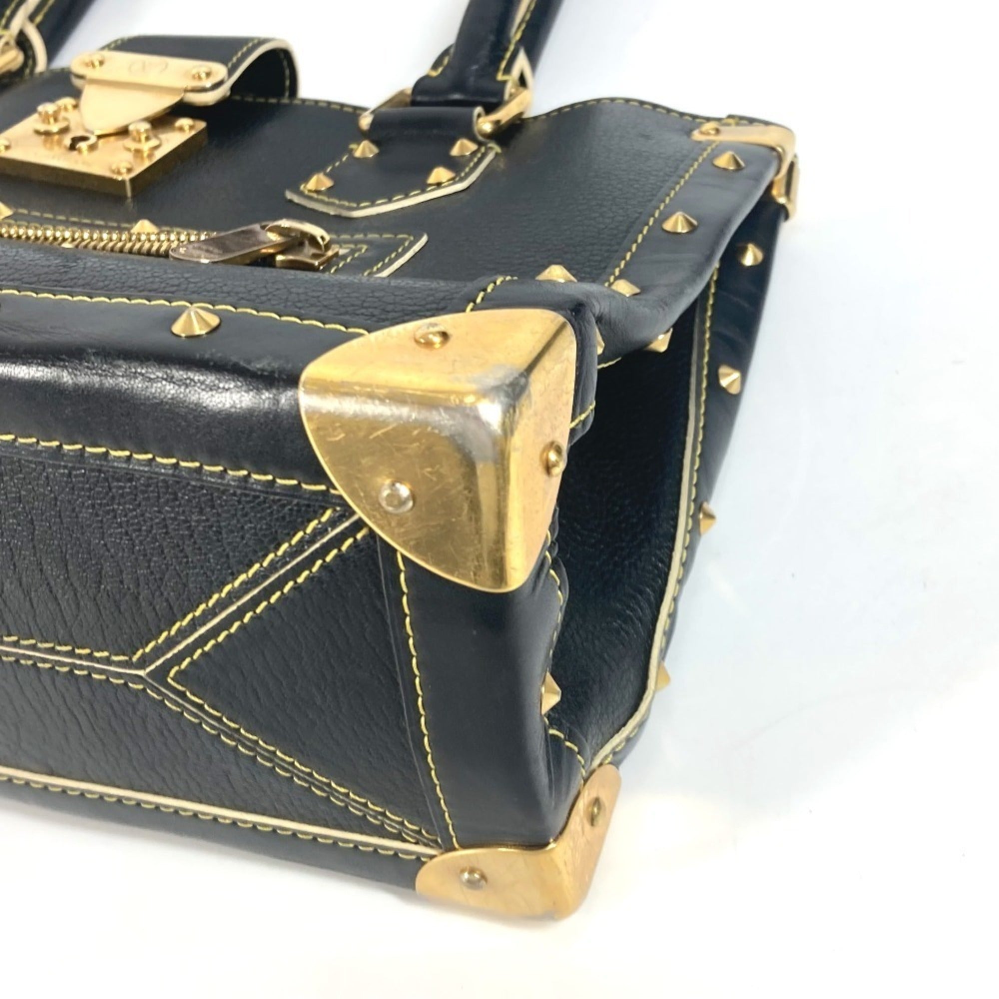 Louis Vuitton Suhali Black Suhali Leather Shoulder Bag Tote Bag (Pre-Owned)