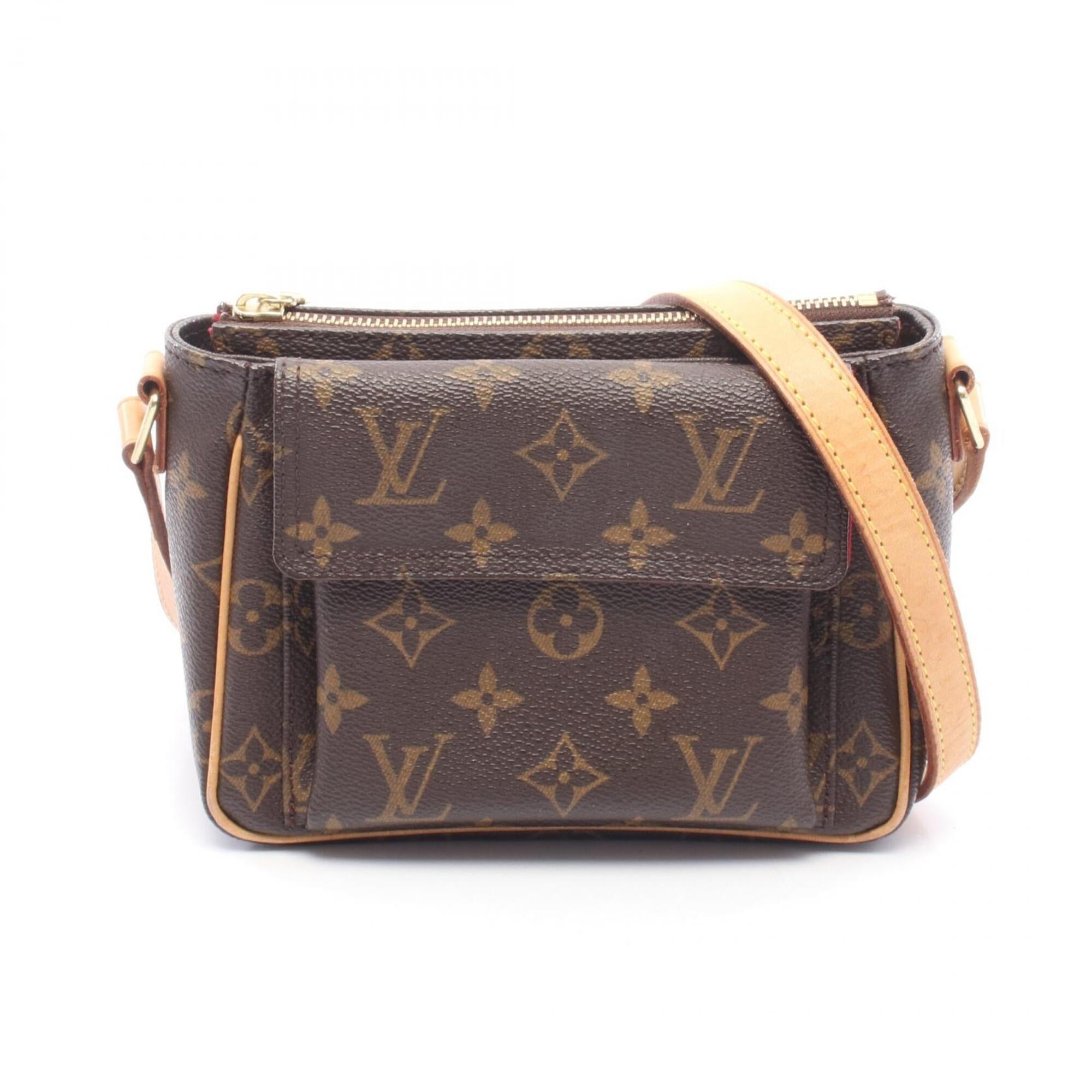 Louis Vuitton Brown Monogram Coated Canvas Handbag Shoulder Bag (Pre-Owned)