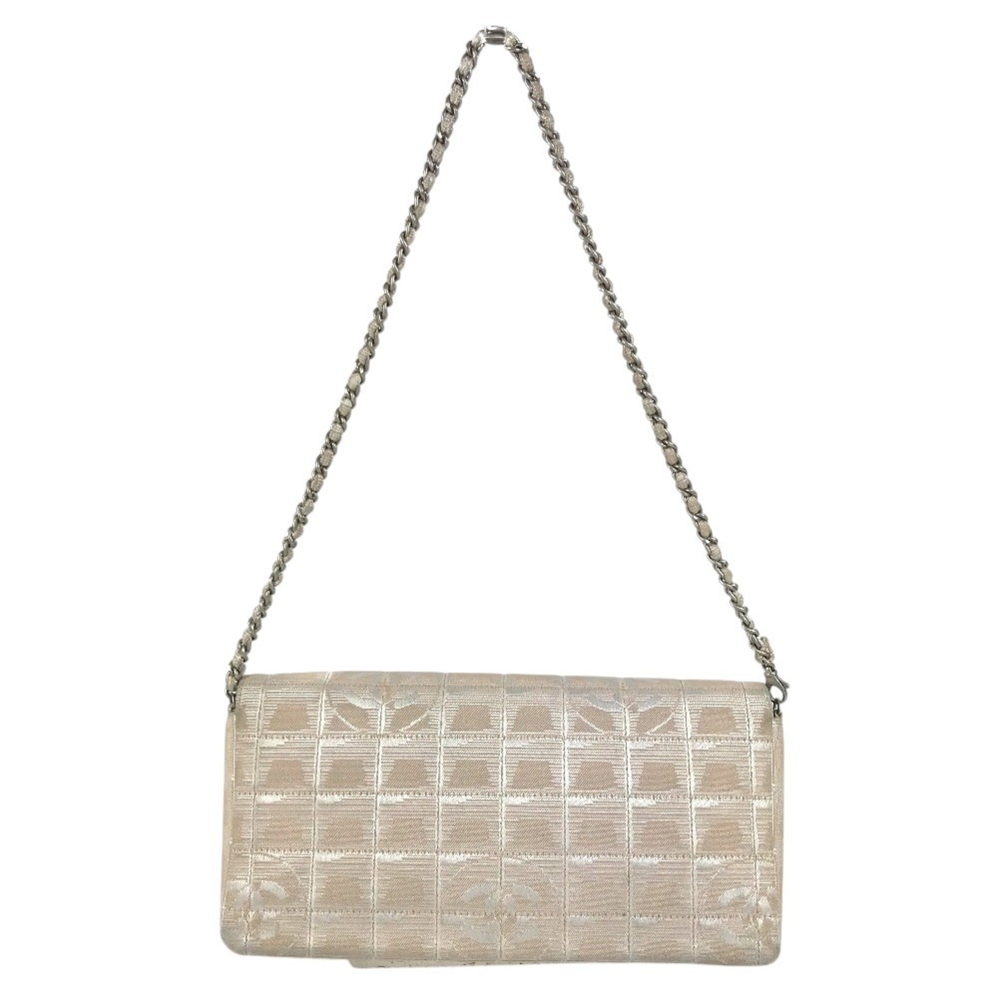 Chanel Beige New Travel Line Shoulder Bag (Pre-Owned)