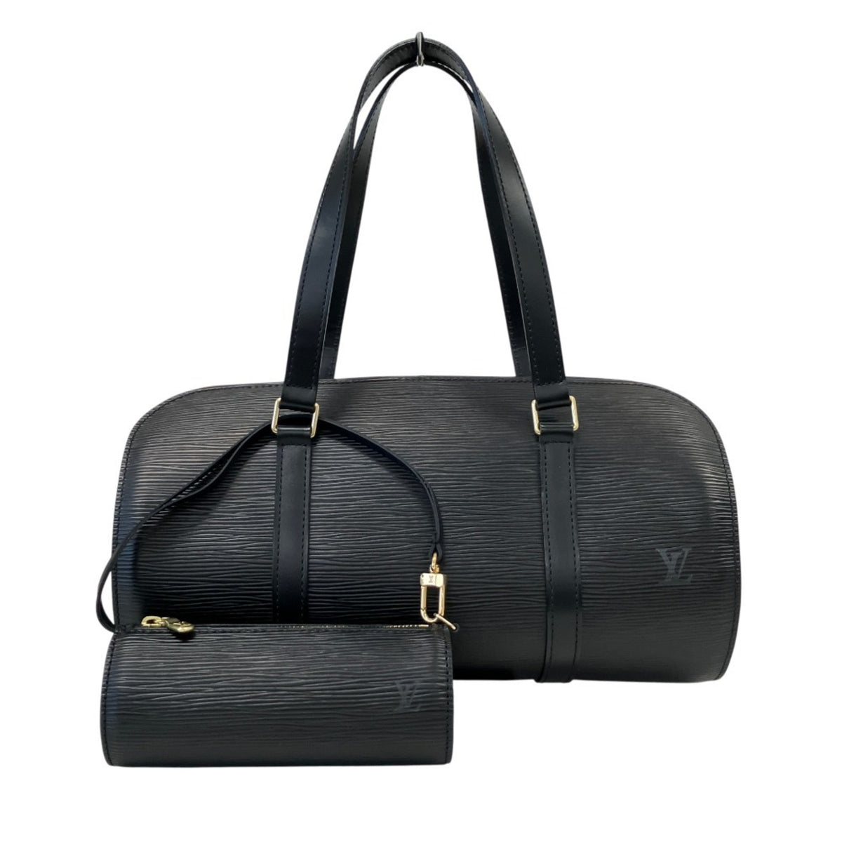 Louis Vuitton Noir Epi Leather Boston Bag (Pre-Owned)