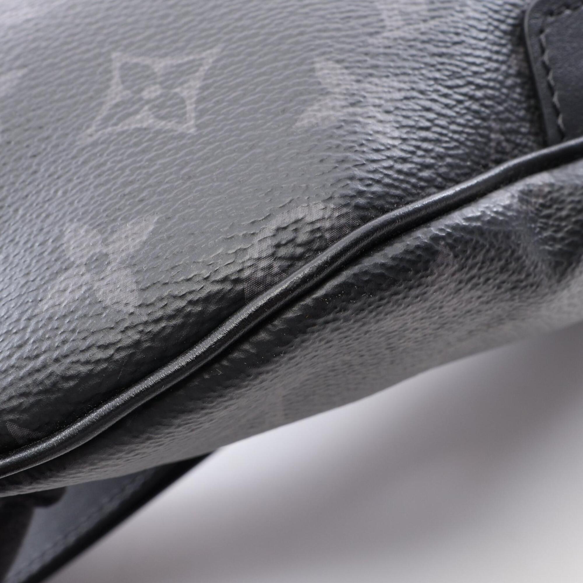Louis Vuitton Black Monogram Eclipse Leather Fanny Pack Handbag (Pre-Owned)