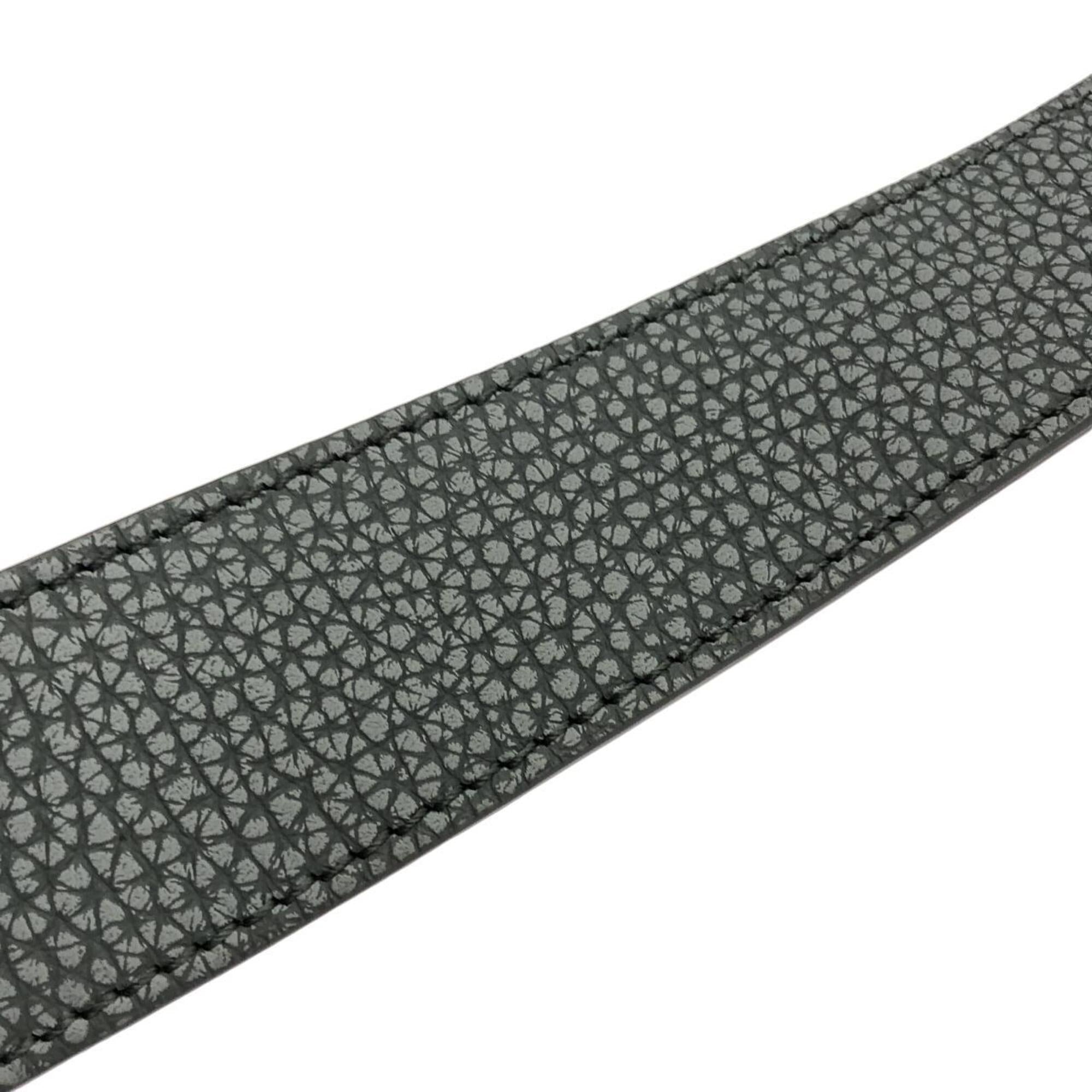 Louis Vuitton Gris Leather Handbag Pouch (Pre-Owned)