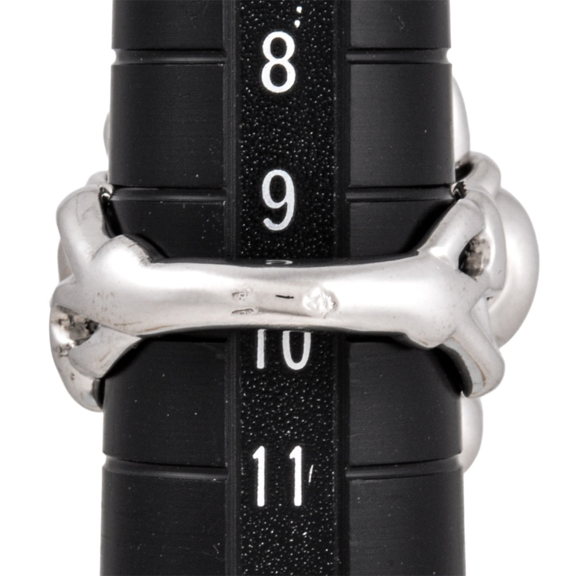 Chanel White Gold White Gold (18K) Band Ring (Pre-Owned)