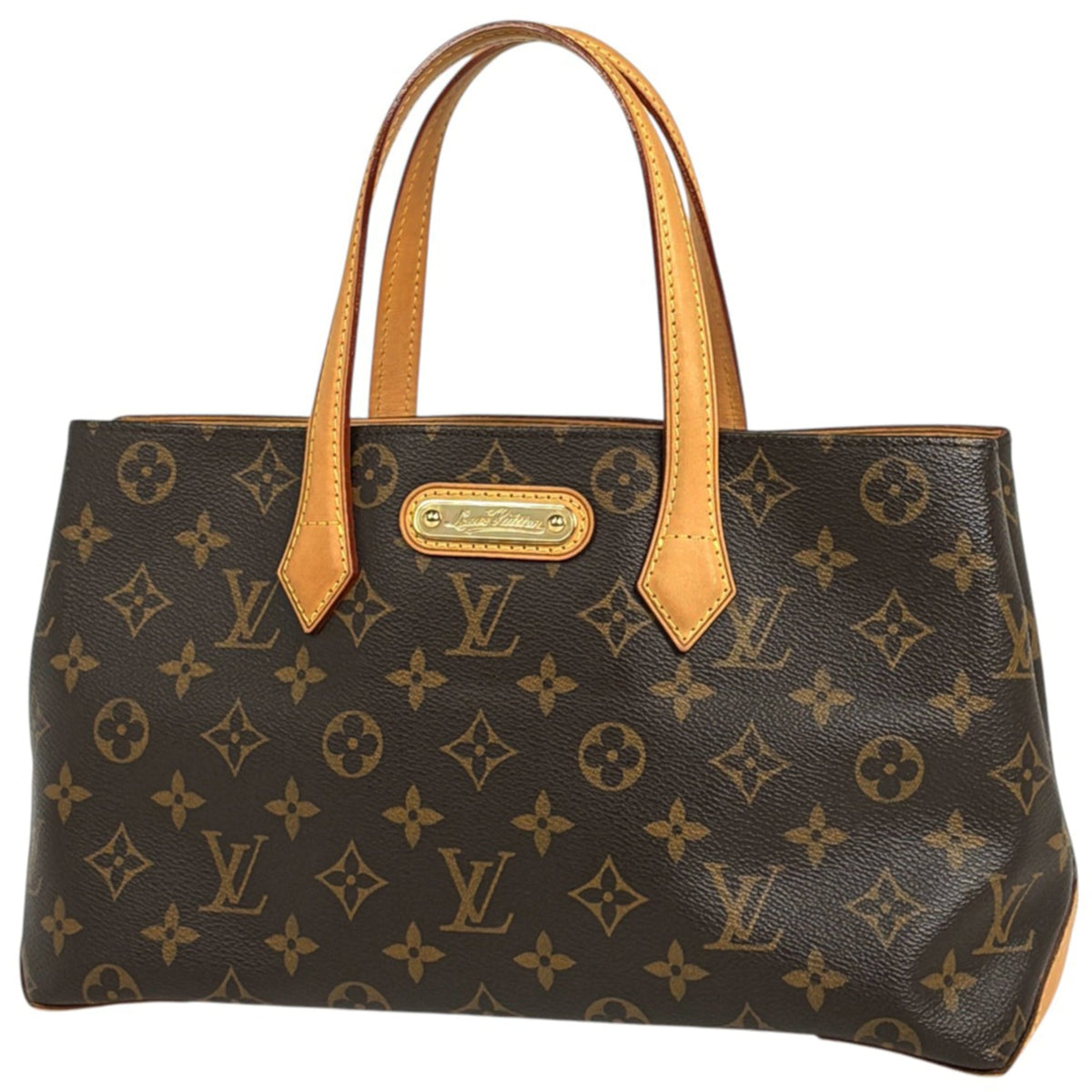 Louis Vuitton Brown Monogram Handbag Tote Bag (Pre-Owned)