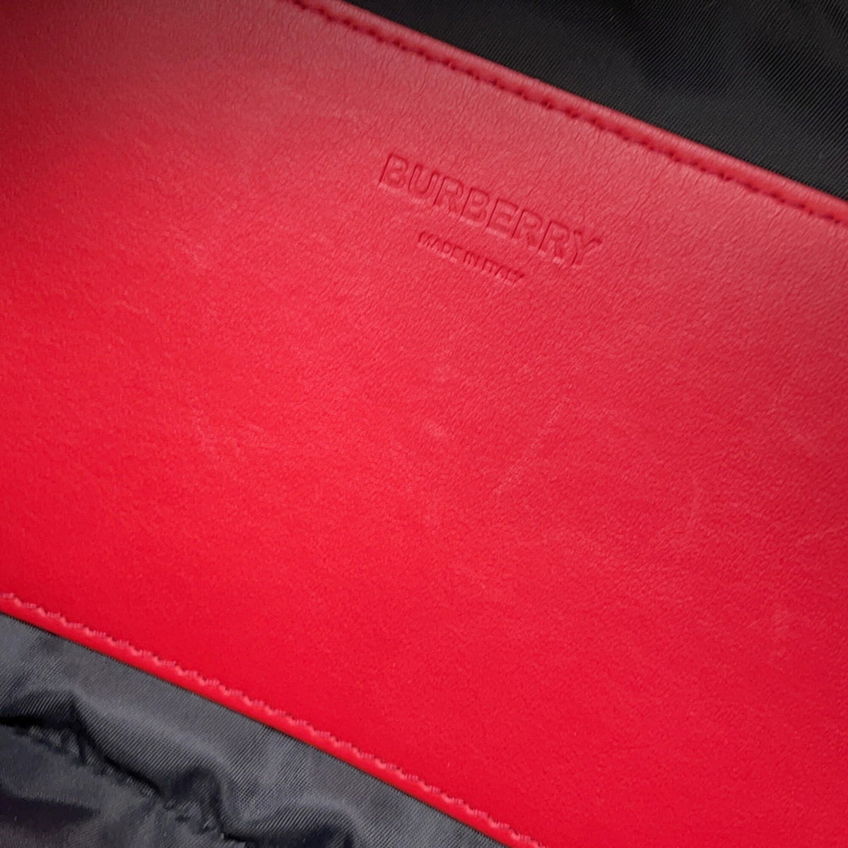 Burberry Beige Orange Nylon Sling Bag (Pre-Owned)