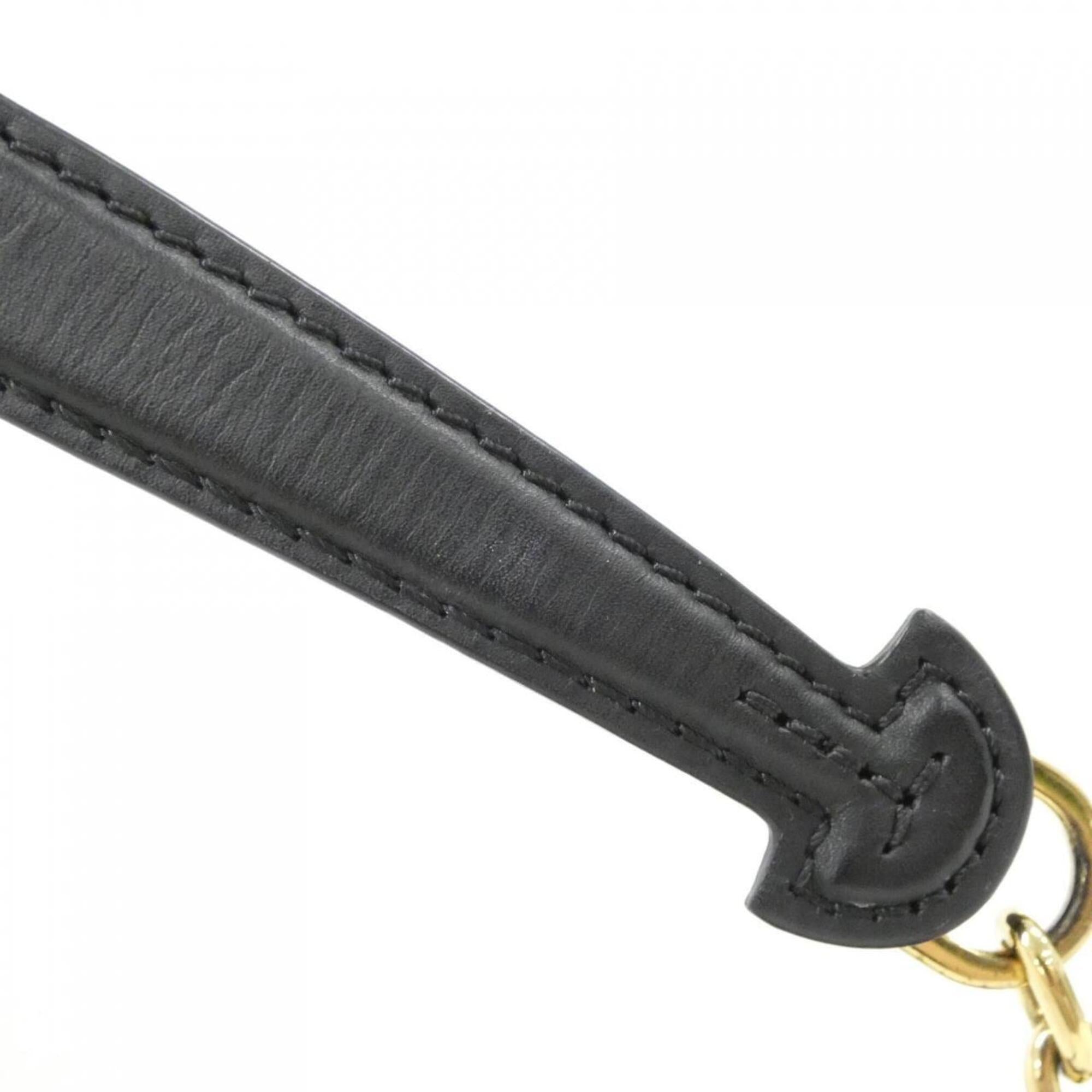 Louis Vuitton Black Ebene Coated Canvas Leather Shoulder Bag (Pre-Owned)