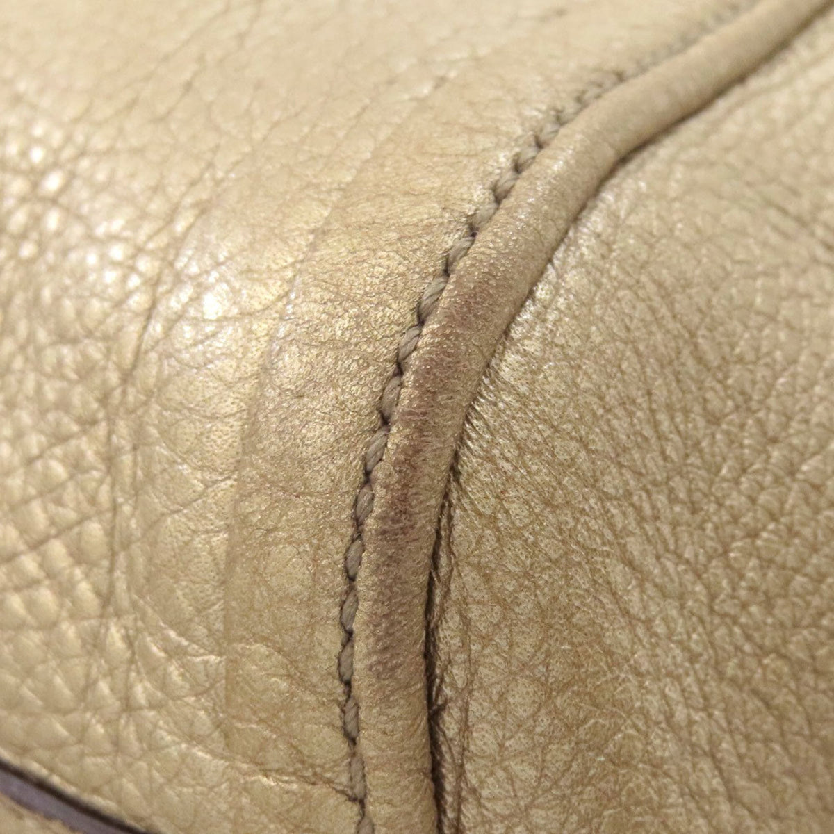 Gucci Gold Leather Tote Bag (Pre-Owned)