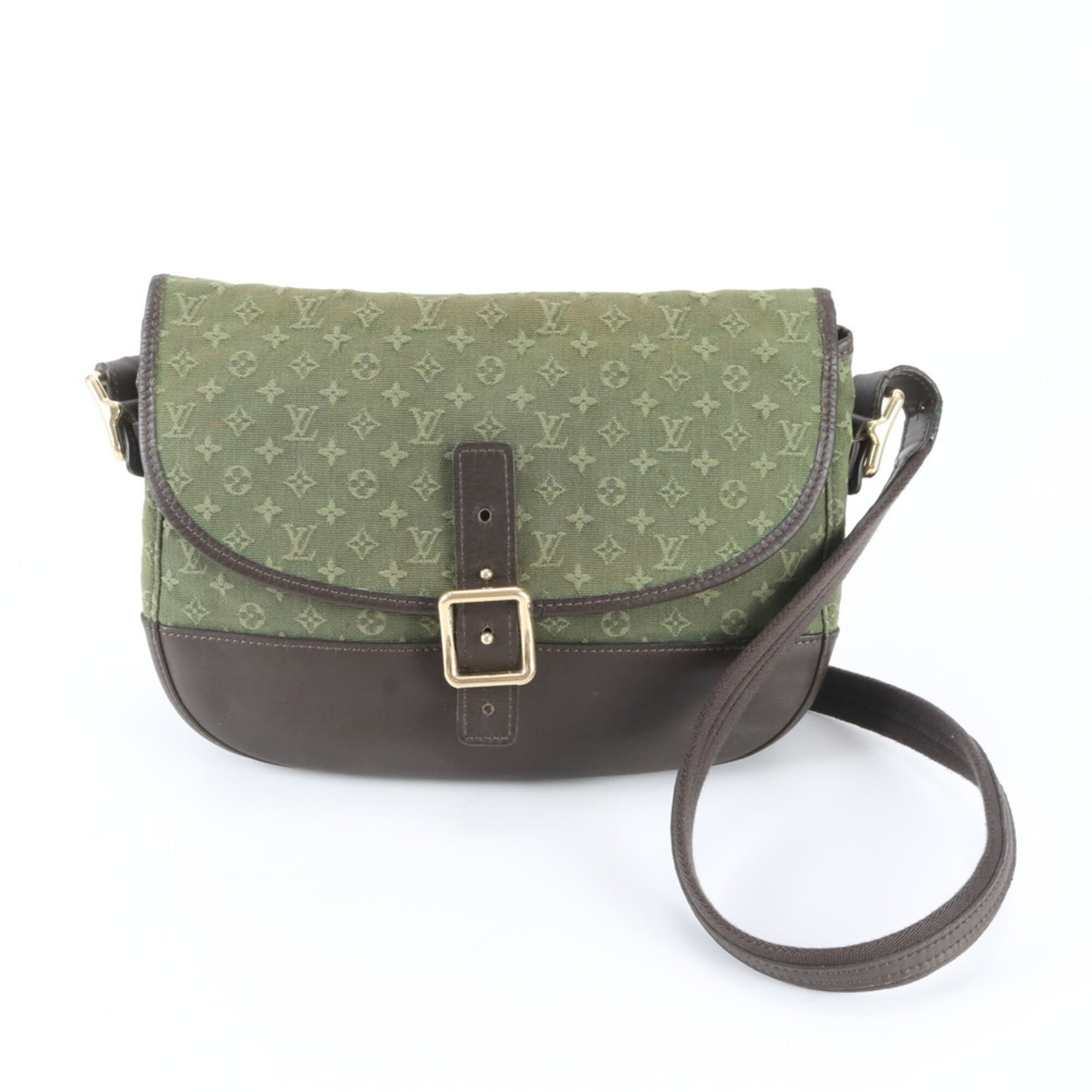 Louis Vuitton Tst Khaki Canvas Leather Shoulder Bag (Pre-Owned)