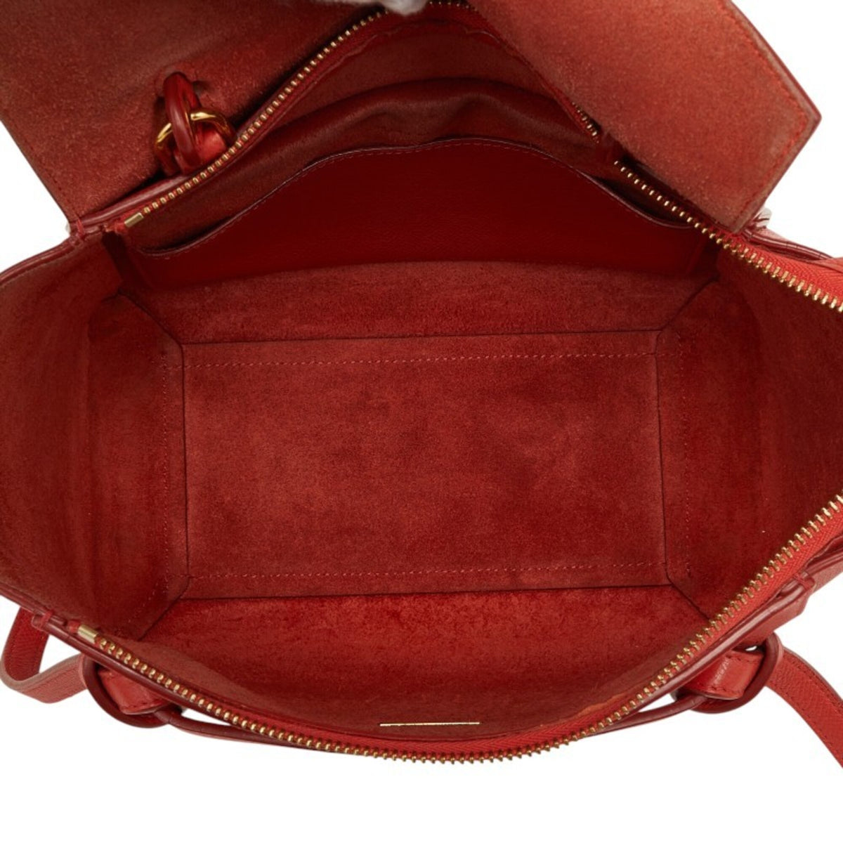 Celine Orange Leather Handbag Shoulder Bag (Pre-Owned)