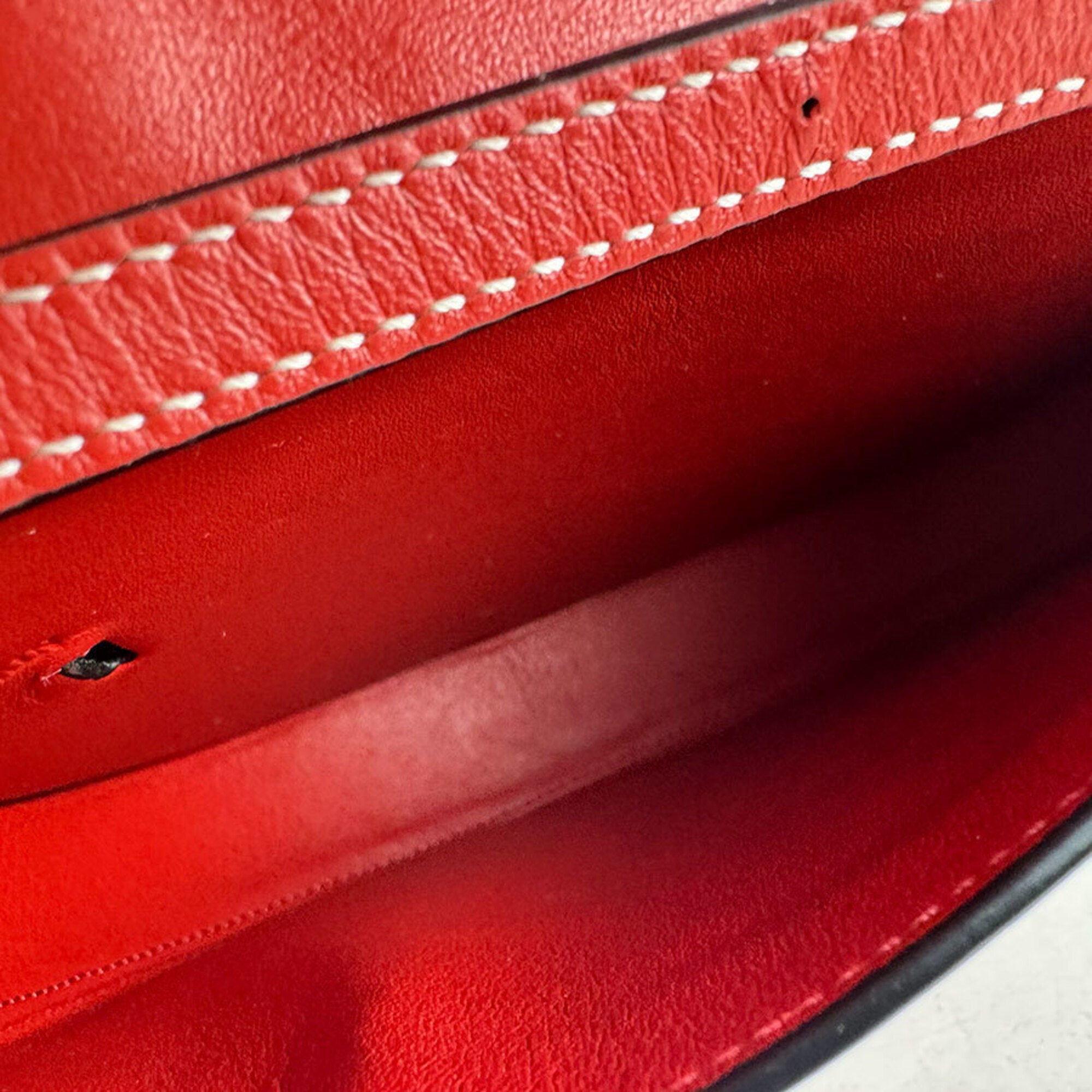 Loewe Red Color Leather Fanny Pack Shoulder Bag (Pre-Owned)
