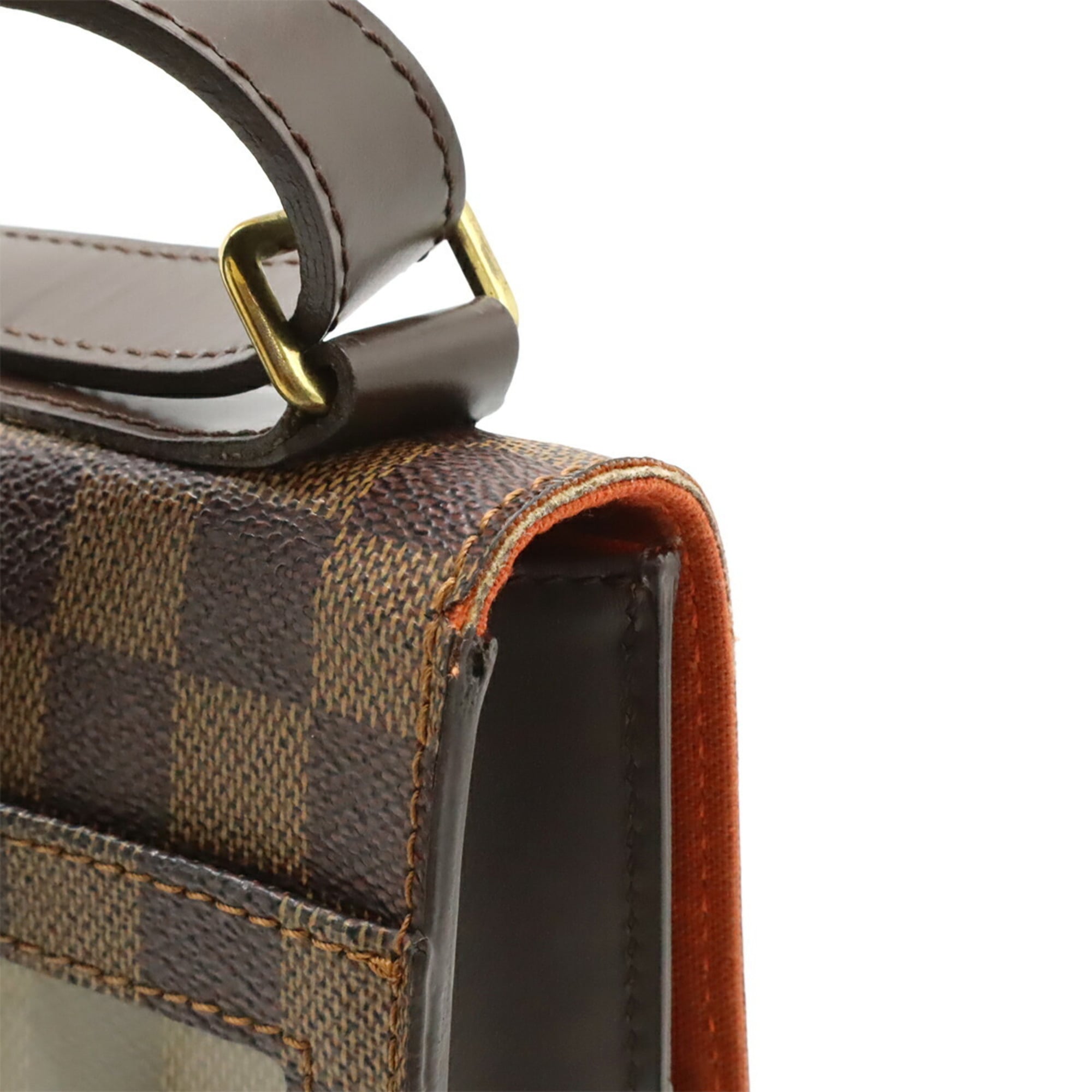 Louis Vuitton Damier Brown Pvc Leather Shoulder Bag (Pre-Owned)