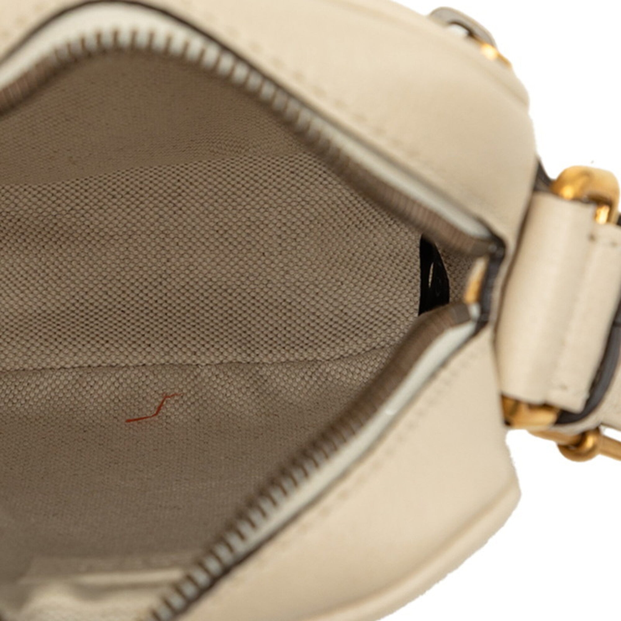 Gucci White Leather Shoulder Bag (Pre-Owned)