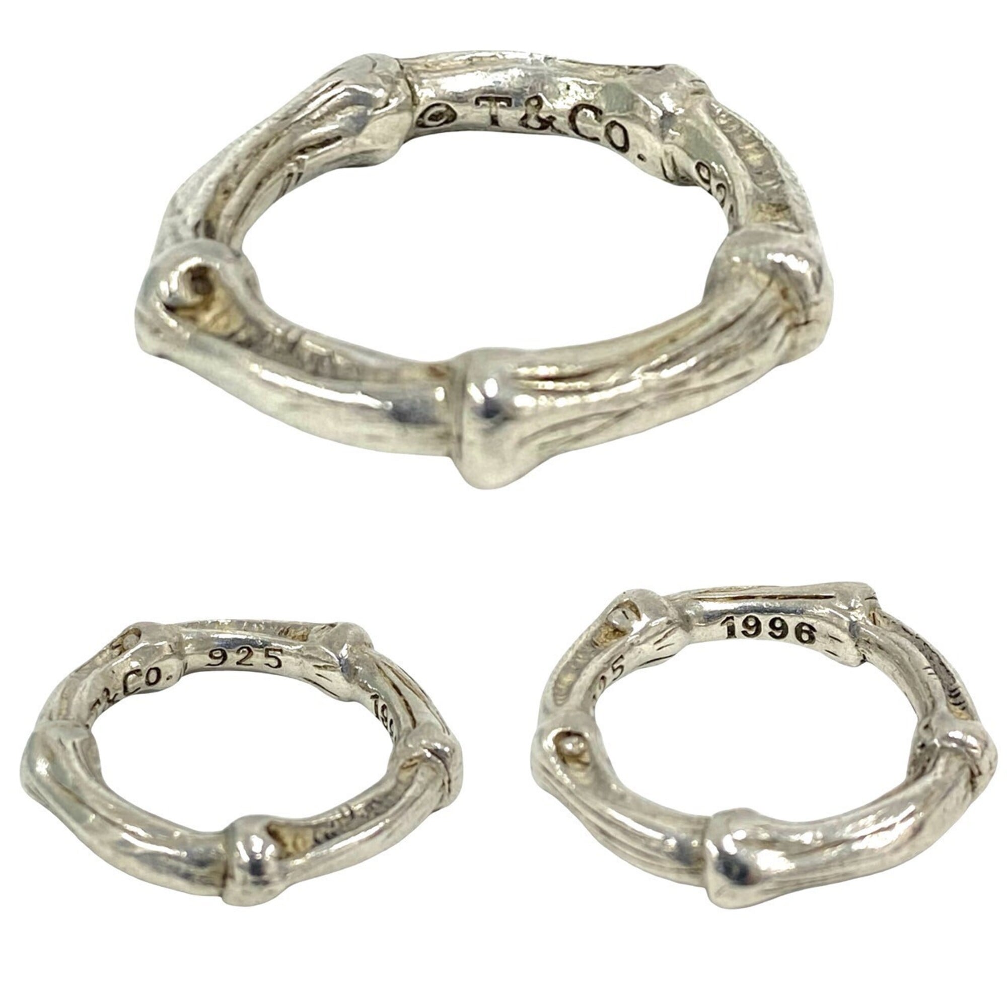 Tiffany Silver Silver 925 Band Ring (Pre-Owned)