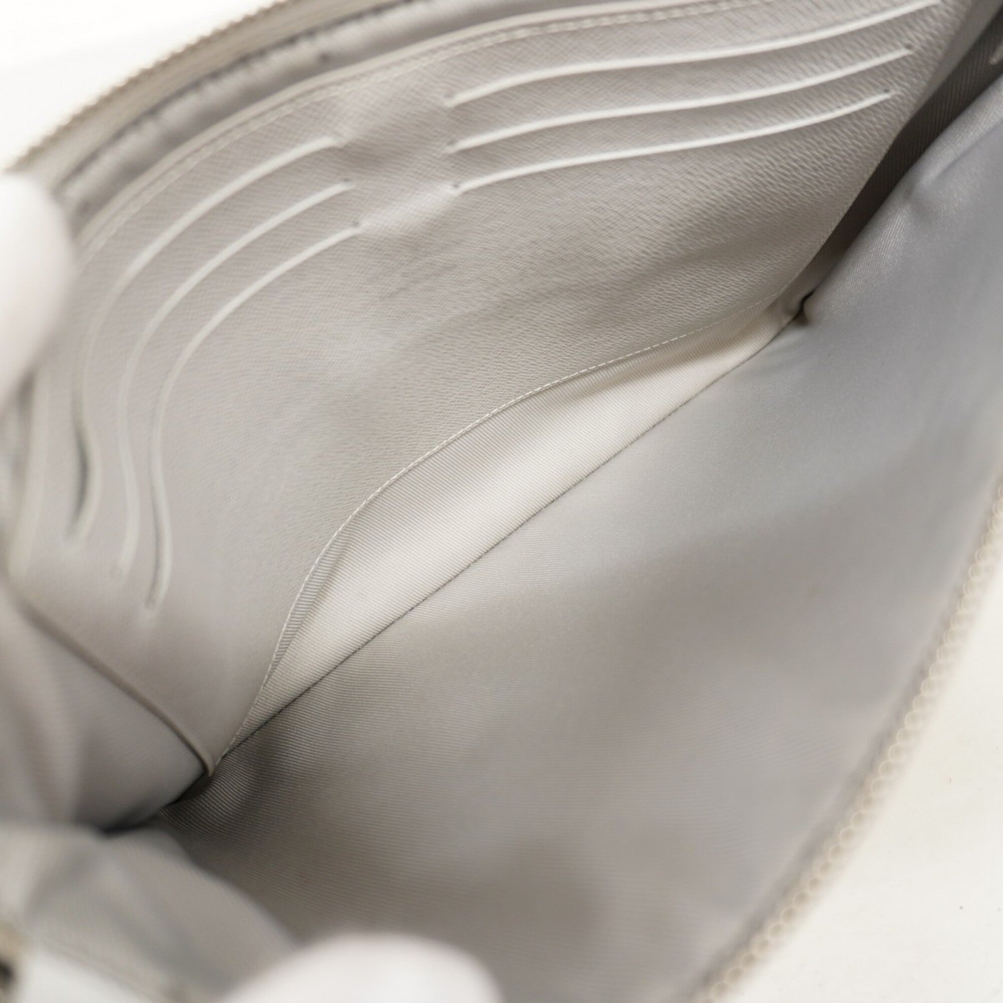 Louis Vuitton Gray Yellow Clutch Bag (Pre-Owned)