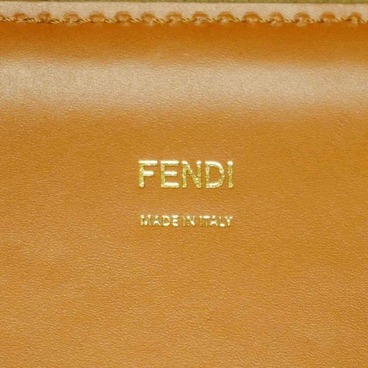 Fendi Brown Leather Tote Bag (Pre-Owned)