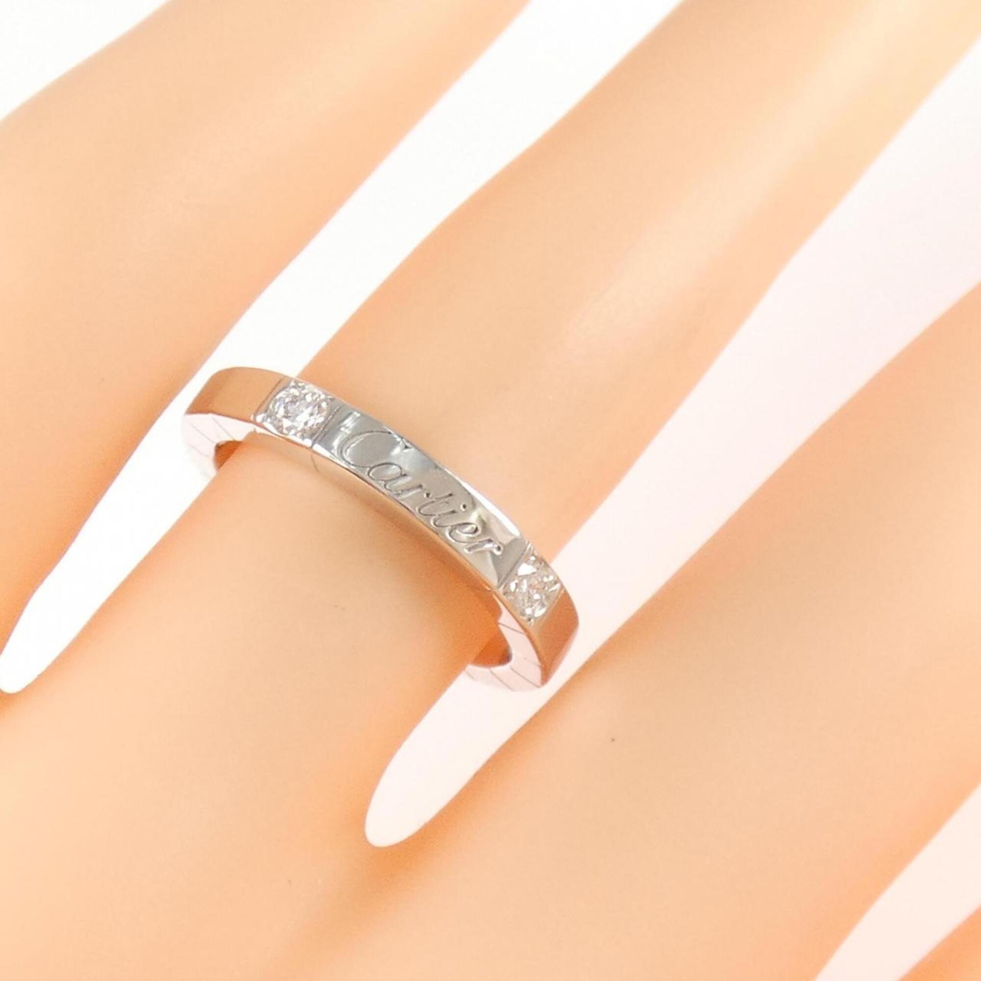 Cartier White Gold White Gold (18K) Band Ring (Pre-Owned)