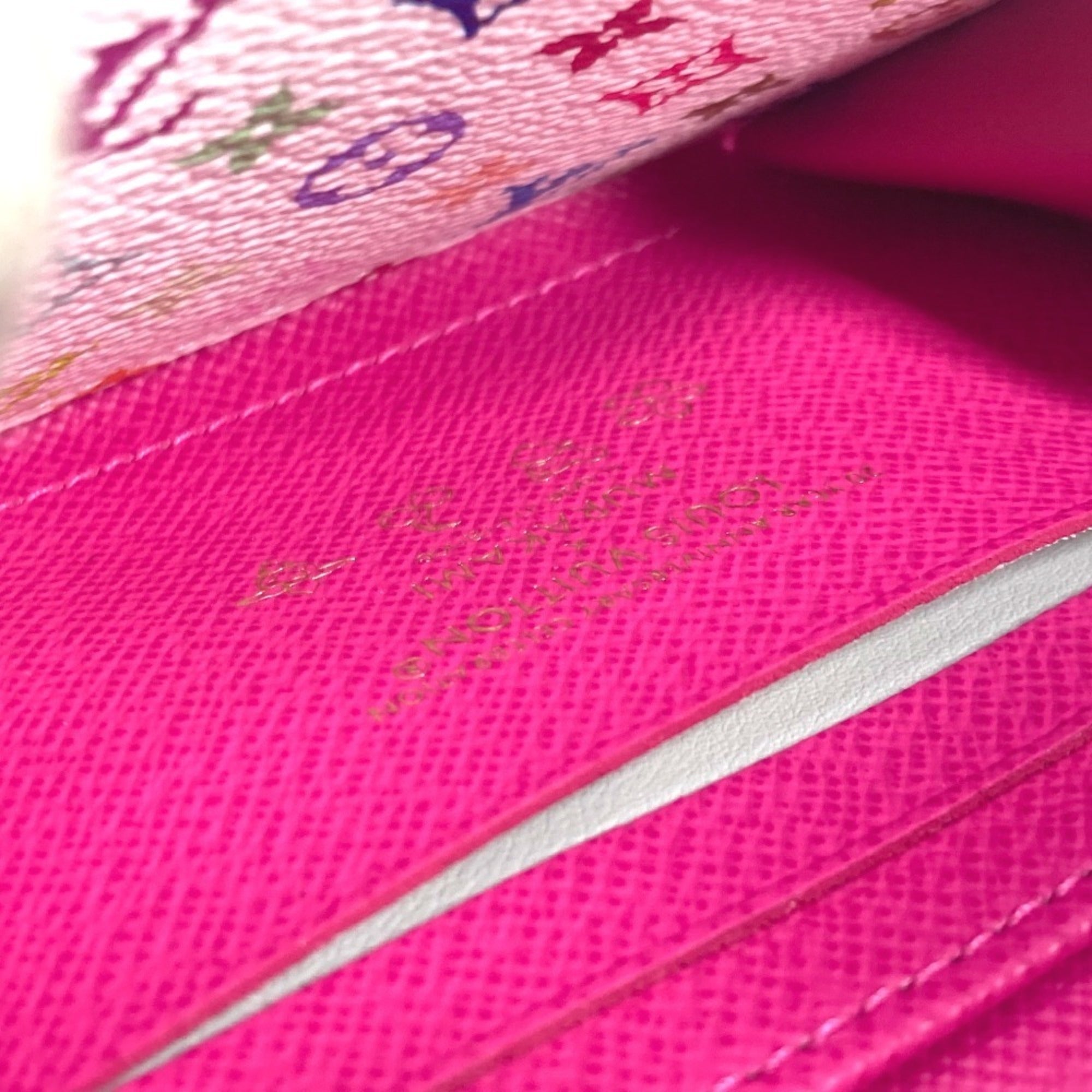 Louis Vuitton Pink Epi Leather Long Wallet (Bi-Fold) (Pre-Owned)