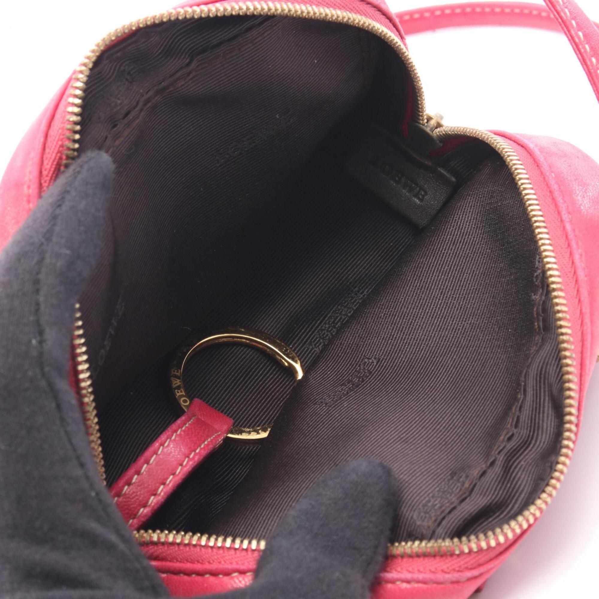 Loewe Pink Leather Handbag (Pre-Owned)