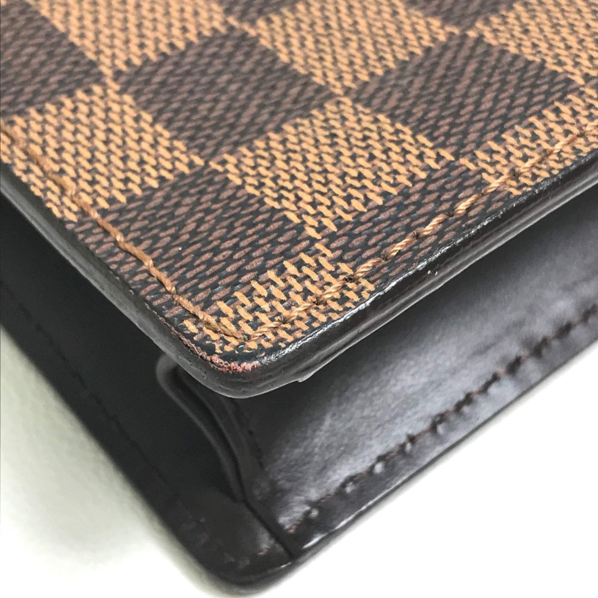 Louis Vuitton Brown Damier Canvas Ebene Damier Canvas Pochette Shoulder Bag (Pre-Owned)