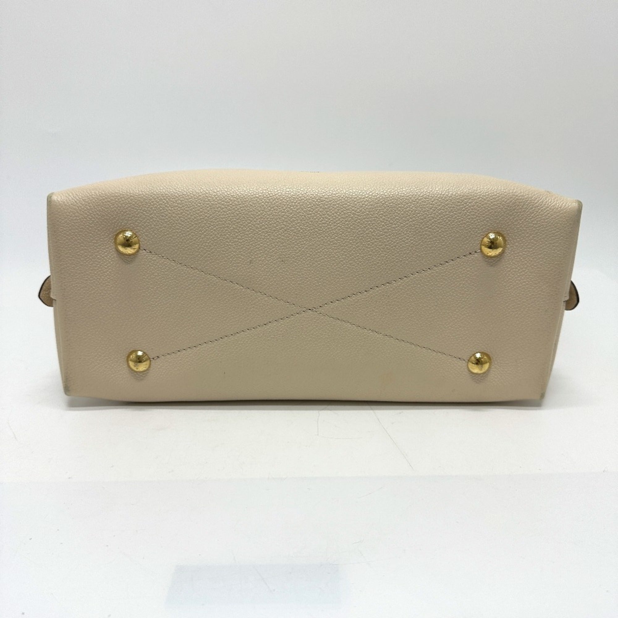 Louis Vuitton Beige Monogram Empreinte Handbag (Pre-Owned)