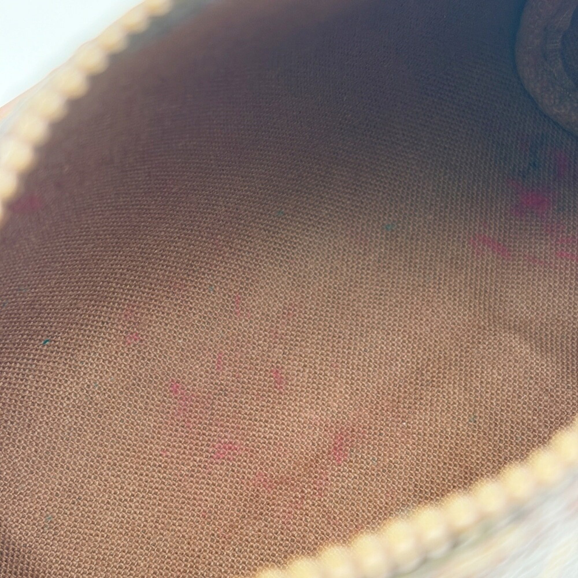 Louis Vuitton Brown Monogram Canvas Leather Boston Bag (Pre-Owned)