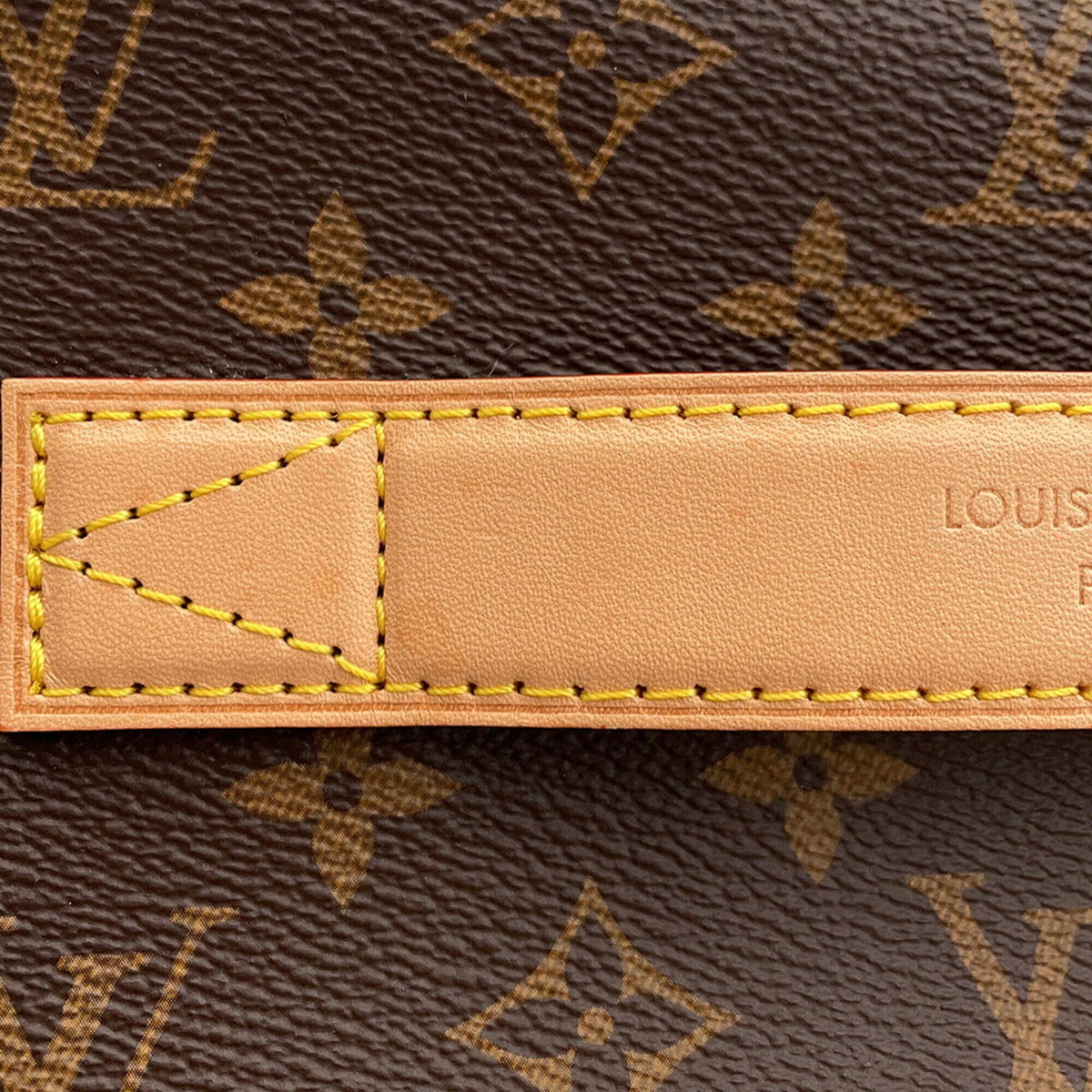 Louis Vuitton Beige Monogram Document Case Handbag Pouch (Pre-Owned)