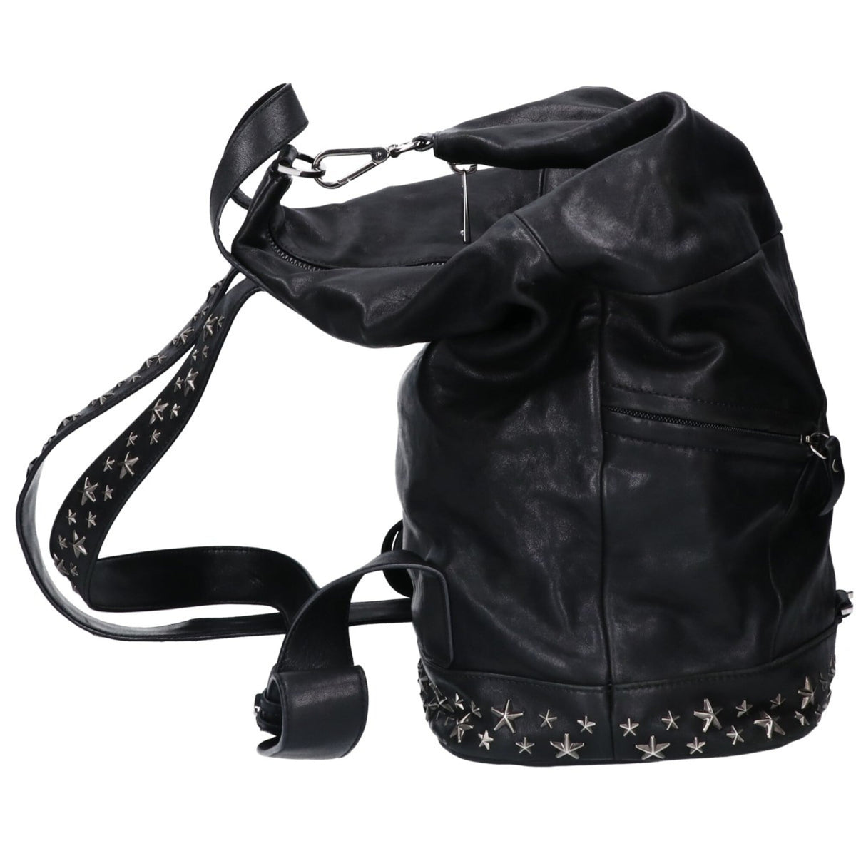 Jimmy Choo Black Leather Backpack (Pre-Owned)