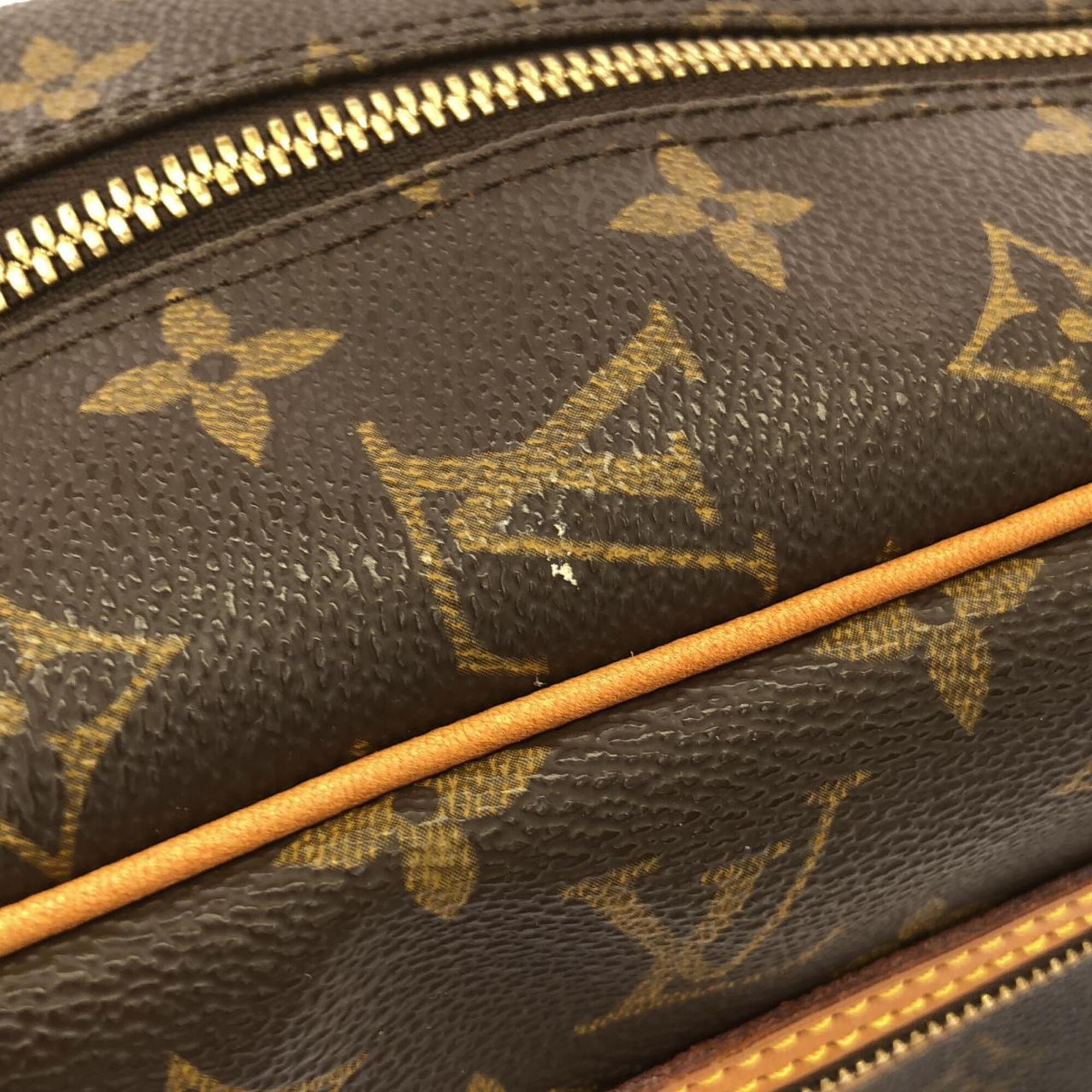Louis Vuitton Monogram Marron Coated Canvas Shoulder Bag (Pre-Owned)