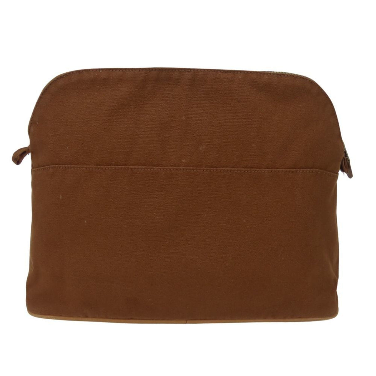 Hermes Kara Brown Cotton Pouch (Pre-Owned)