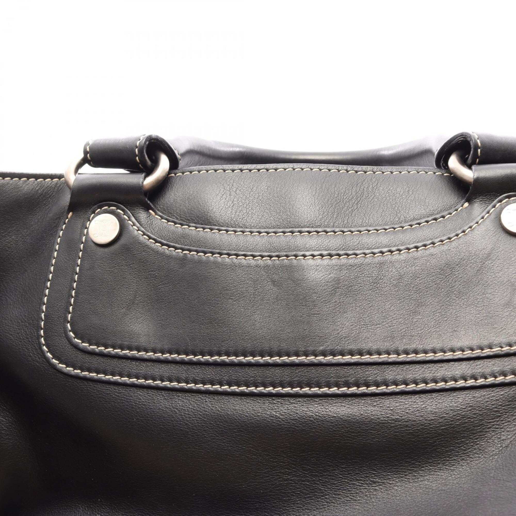 Celine Black Leather Handbag (Pre-Owned)