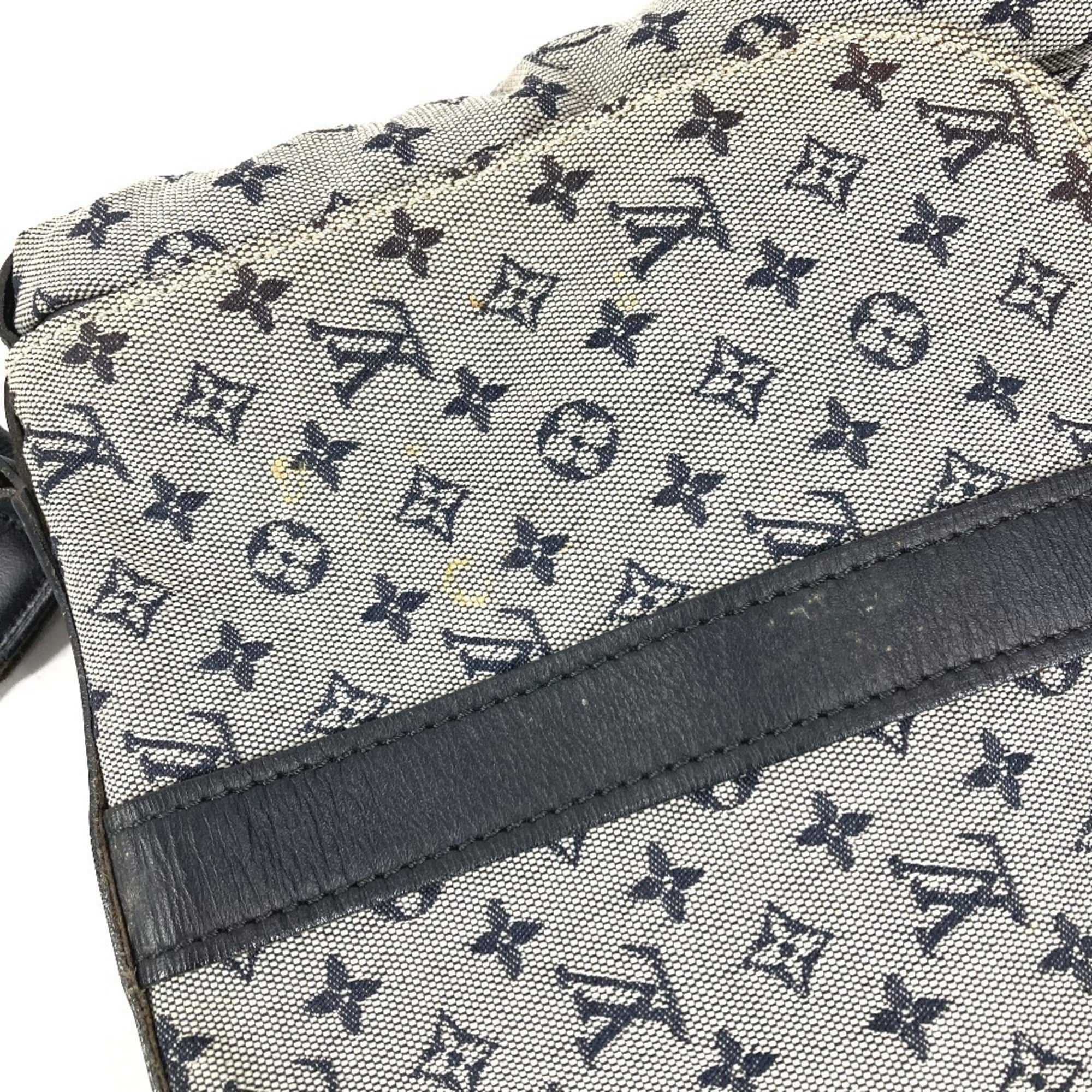 Louis Vuitton Navy Monogram Mini Messenger Bag Shoulder Bag (Pre-Owned)