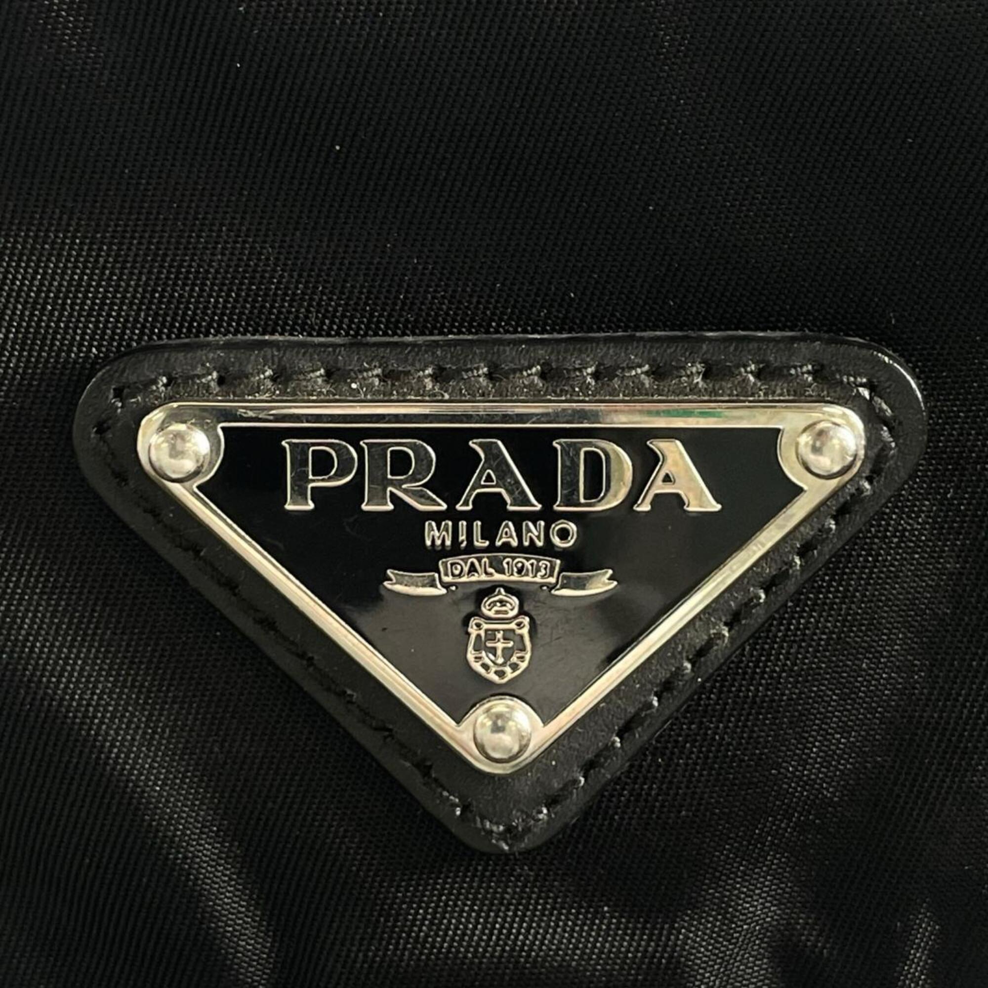 Prada Black Nylon Shoulder Bag (Pre-Owned)