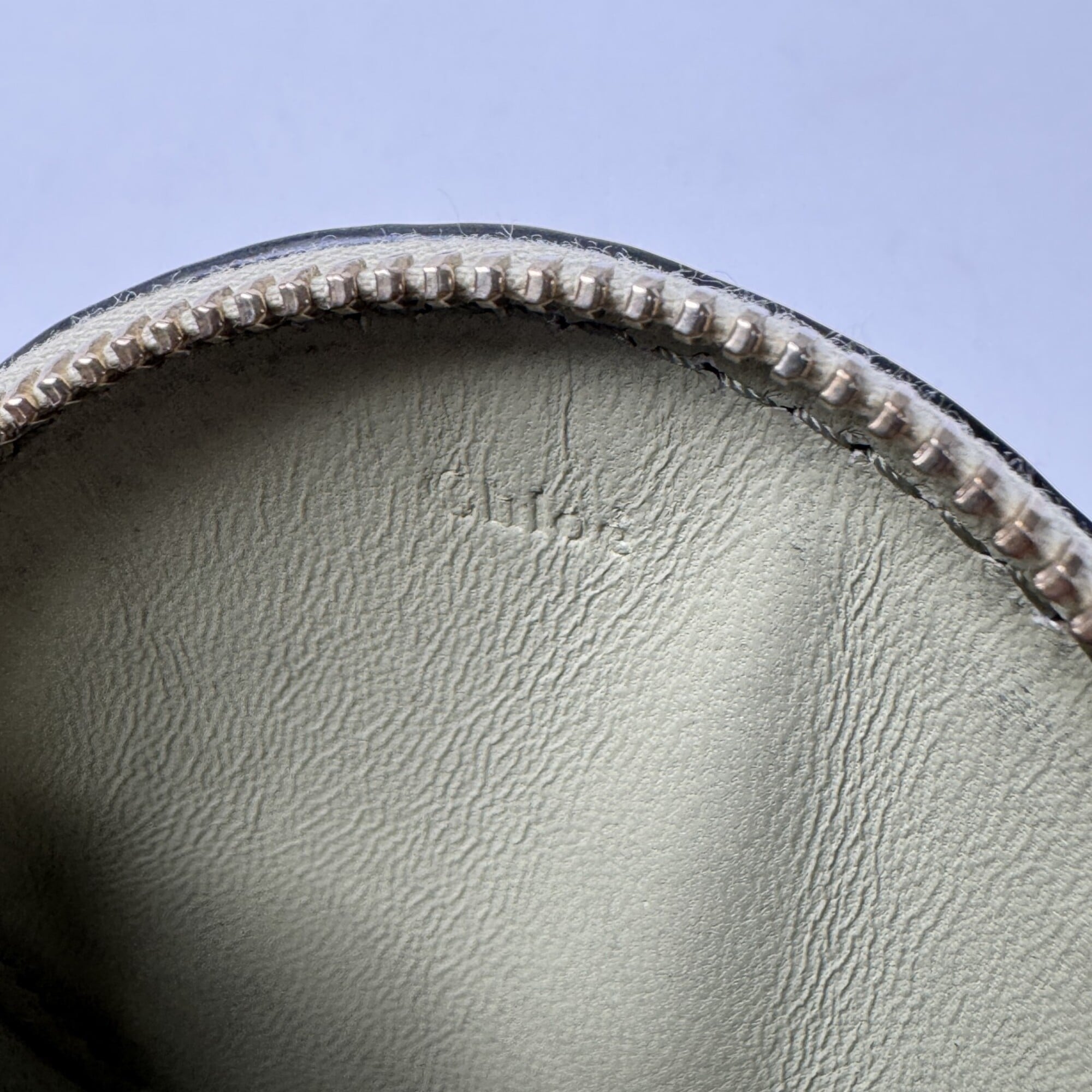 Chloé Green Leather Coin Purse/Coin Case (Pre-Owned)