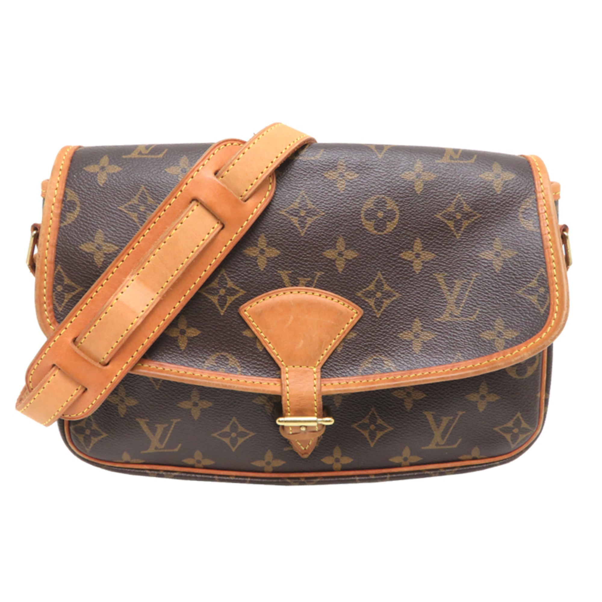 Louis Vuitton Brown Monogram Shoulder Bag (Pre-Owned)