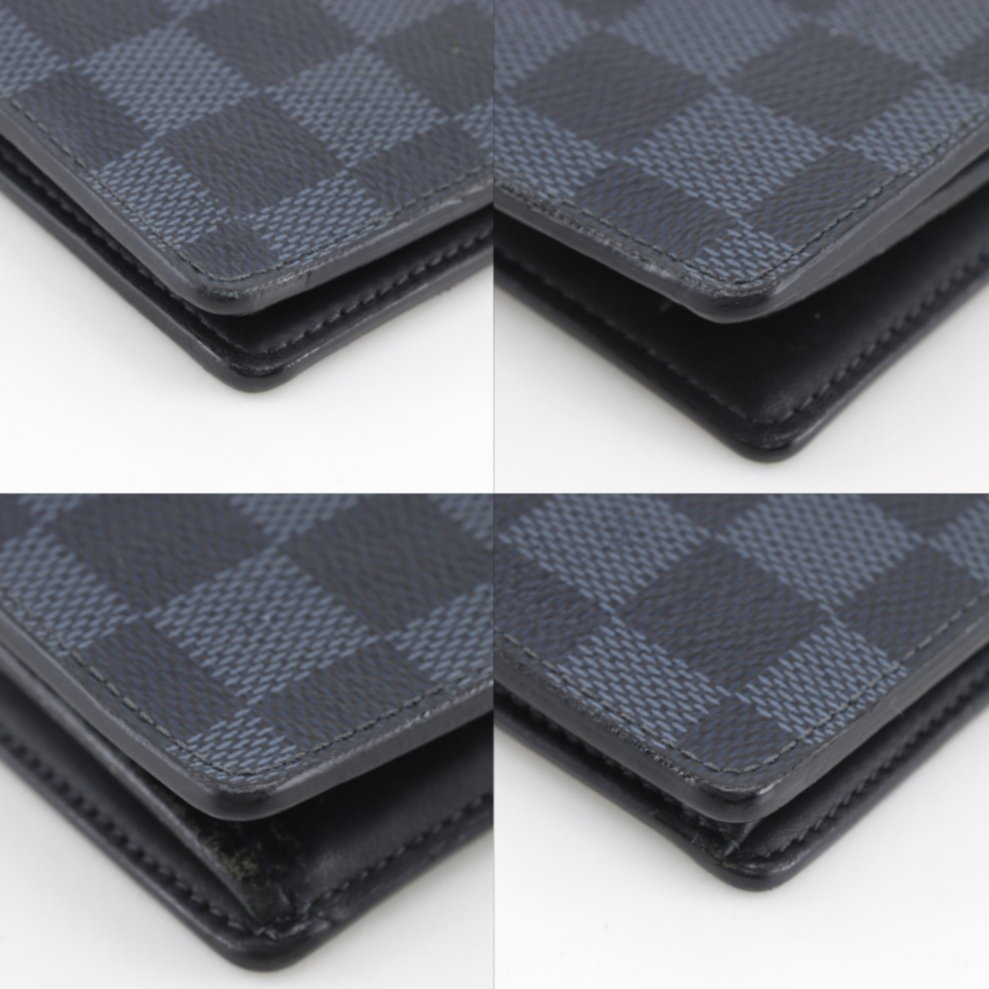 Louis Vuitton Black Damier Graphite Long Wallet (Bi-Fold) (Pre-Owned)