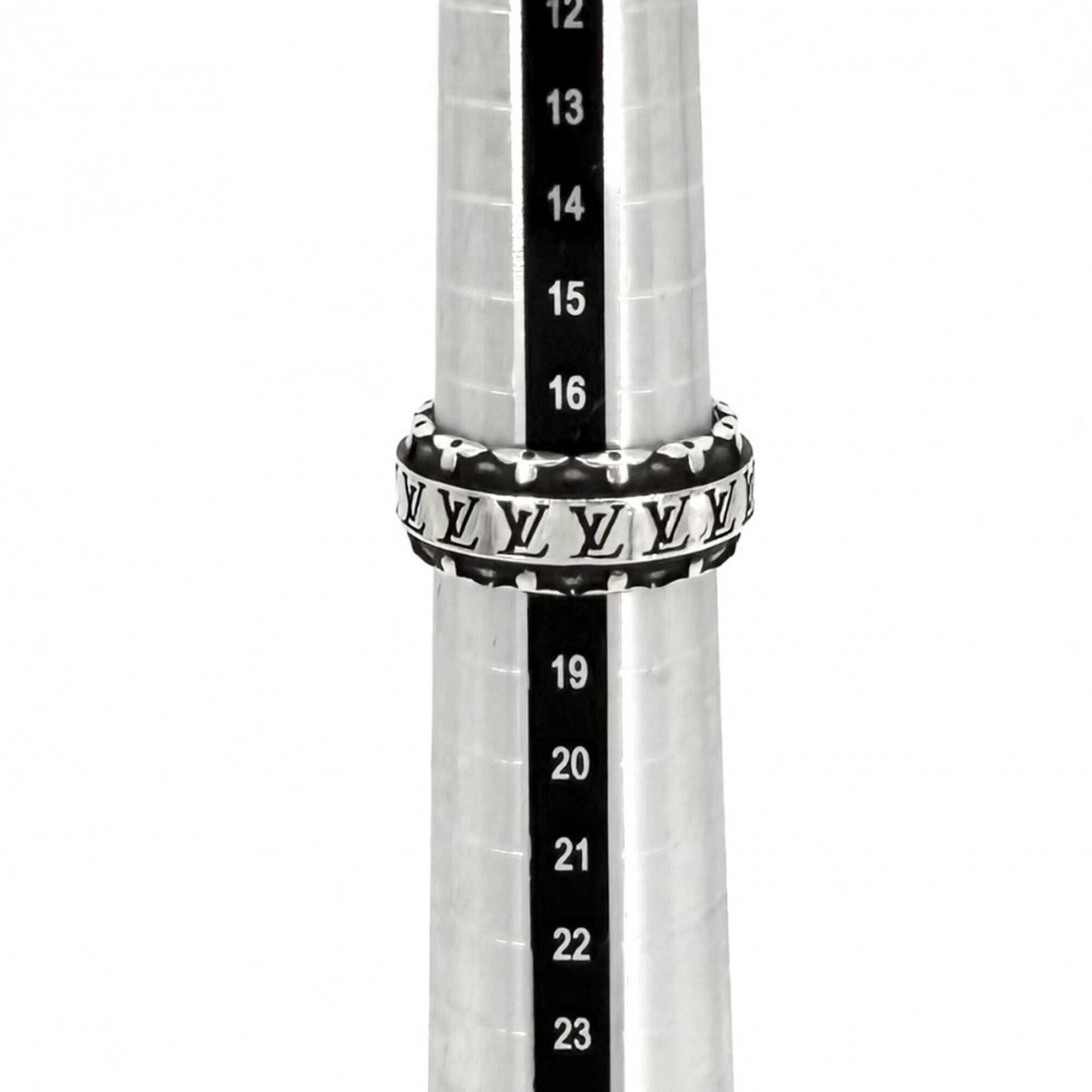 Louis Vuitton Silver Silver 925 Band Ring (Pre-Owned)