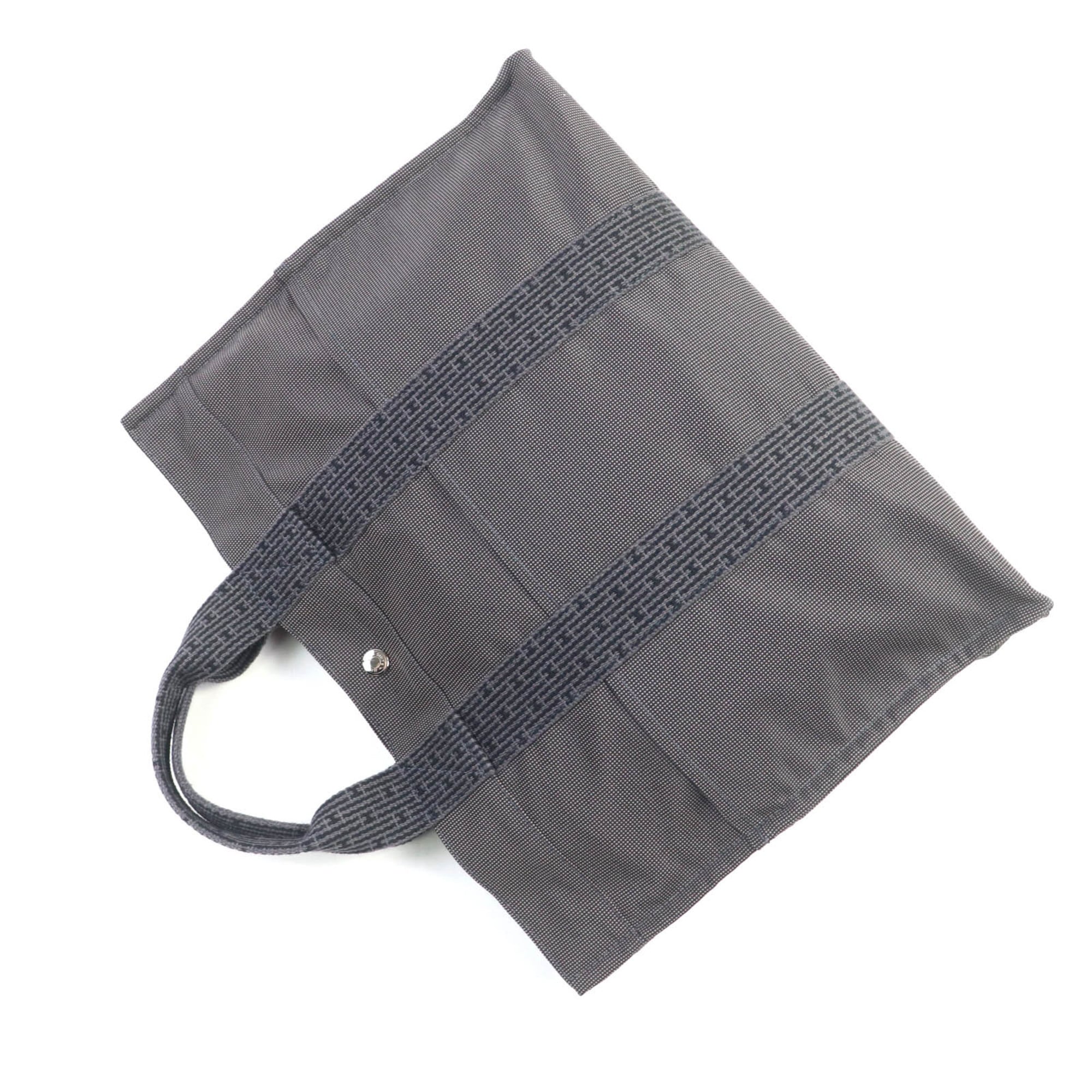 Hermes Her Line Gray Tote Bag (Pre-Owned)