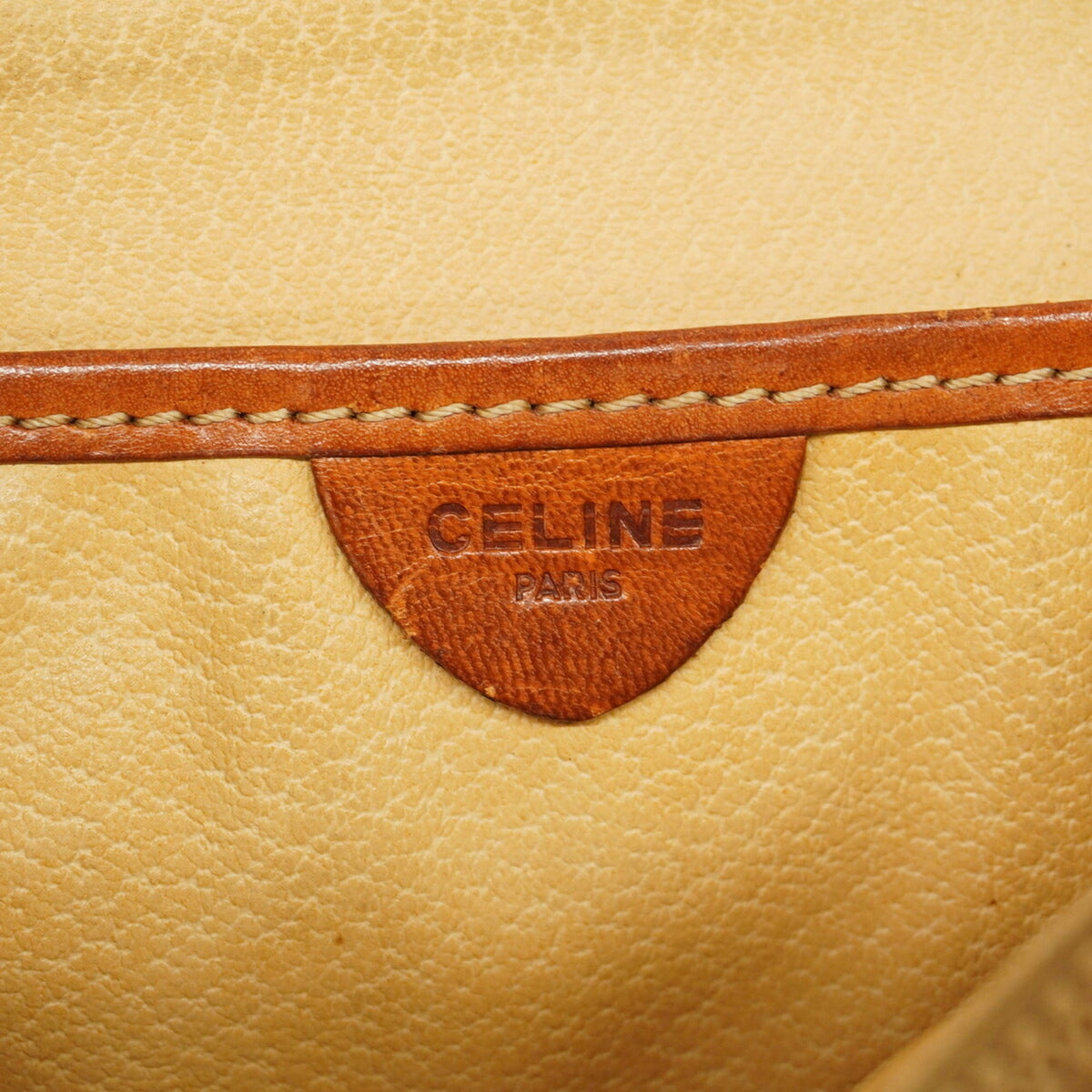 Celine Beige Brown Pvc Shoulder Bag (Pre-Owned)