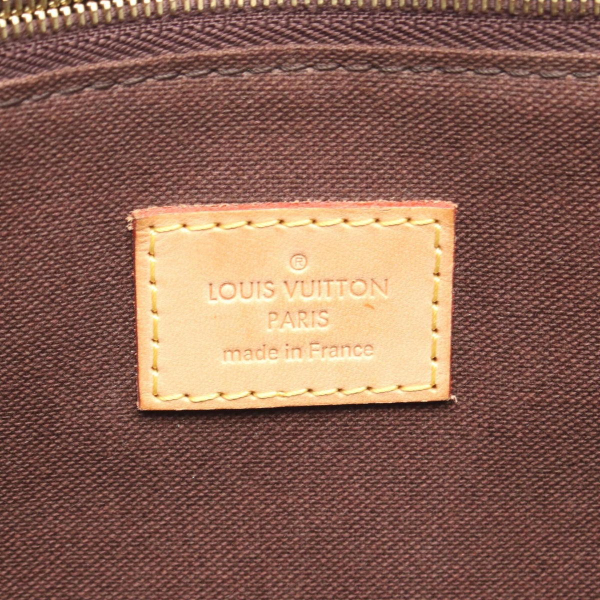 Louis Vuitton Brown Monogram Monogram Leather Handbag Shoulder Bag (Pre-Owned)