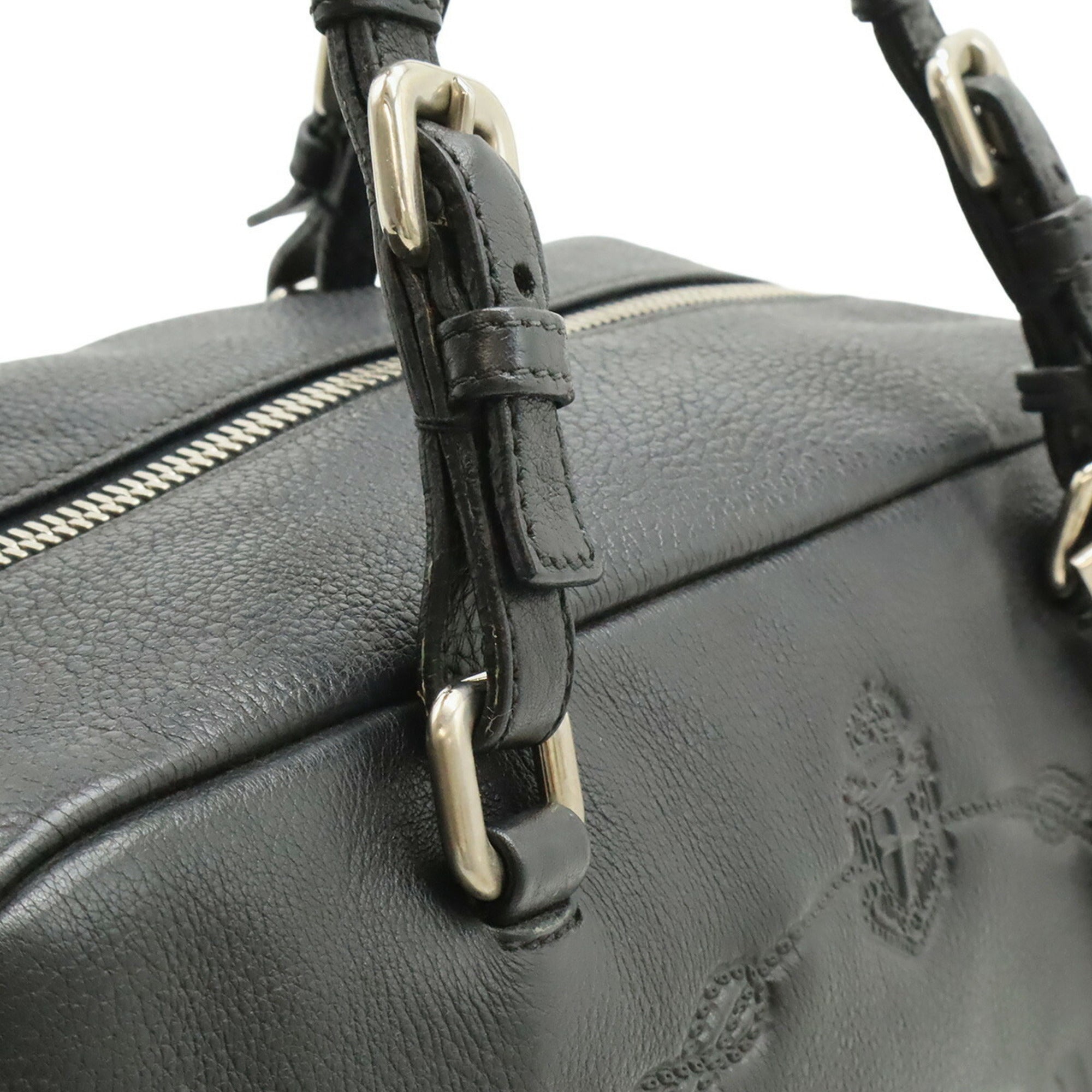Prada Black Nero Leather Shoulder Bag Tote Bag (Pre-Owned)